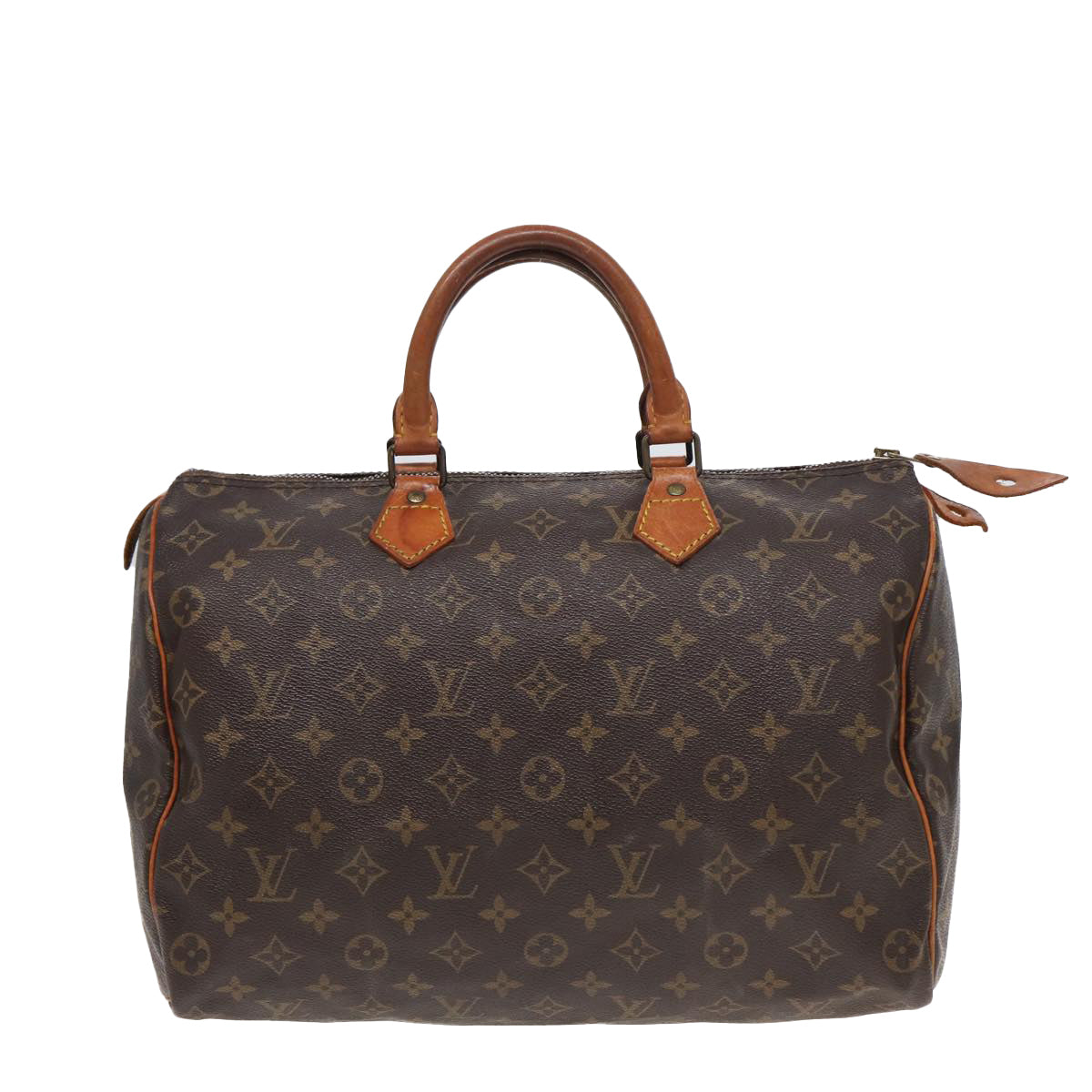 LOUIS VUITTON Monogram Speedy 35 Hand Bag M41524 LV 82156