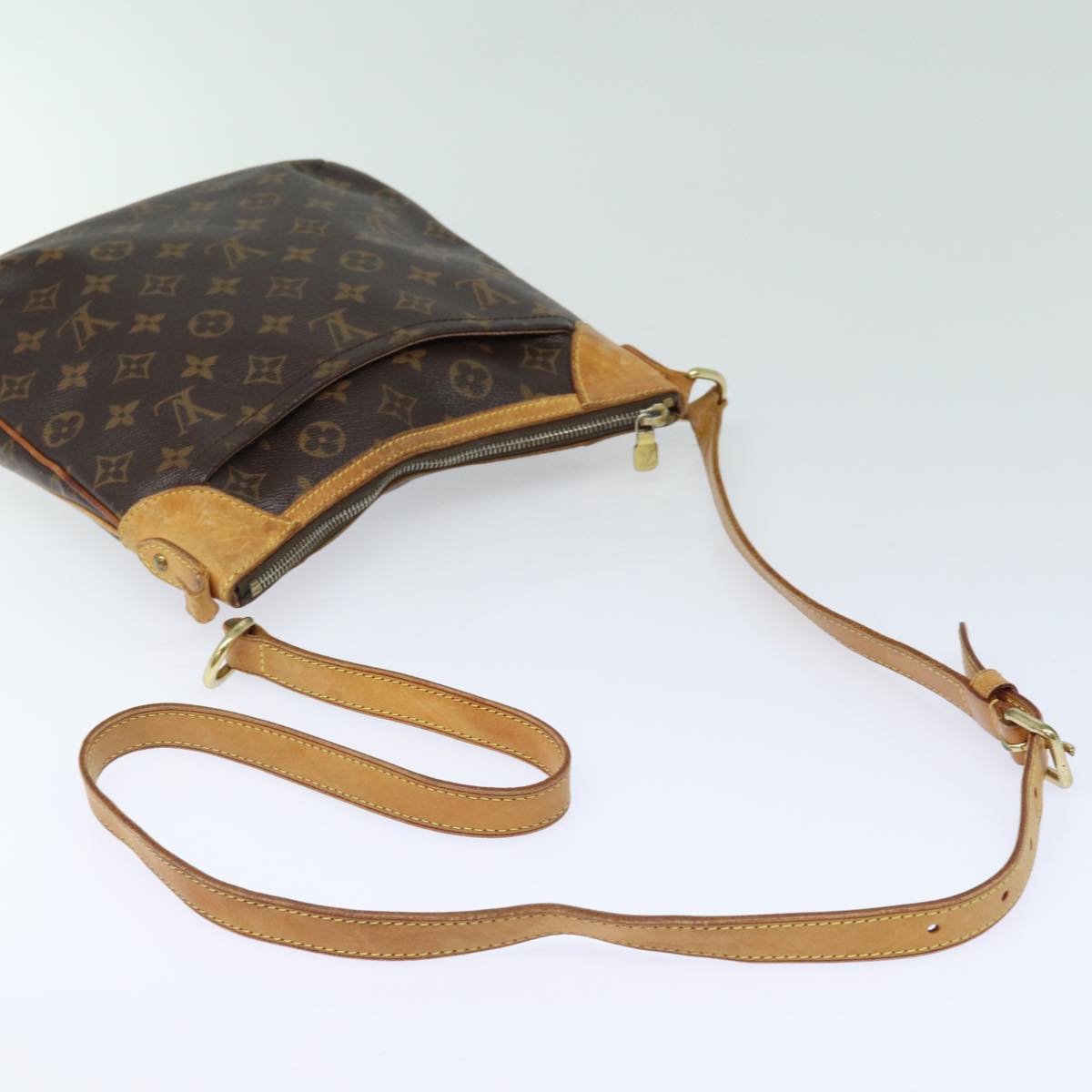 LOUIS VUITTON Monogram Odeon PM Shoulder Bag M56390 LV 82174