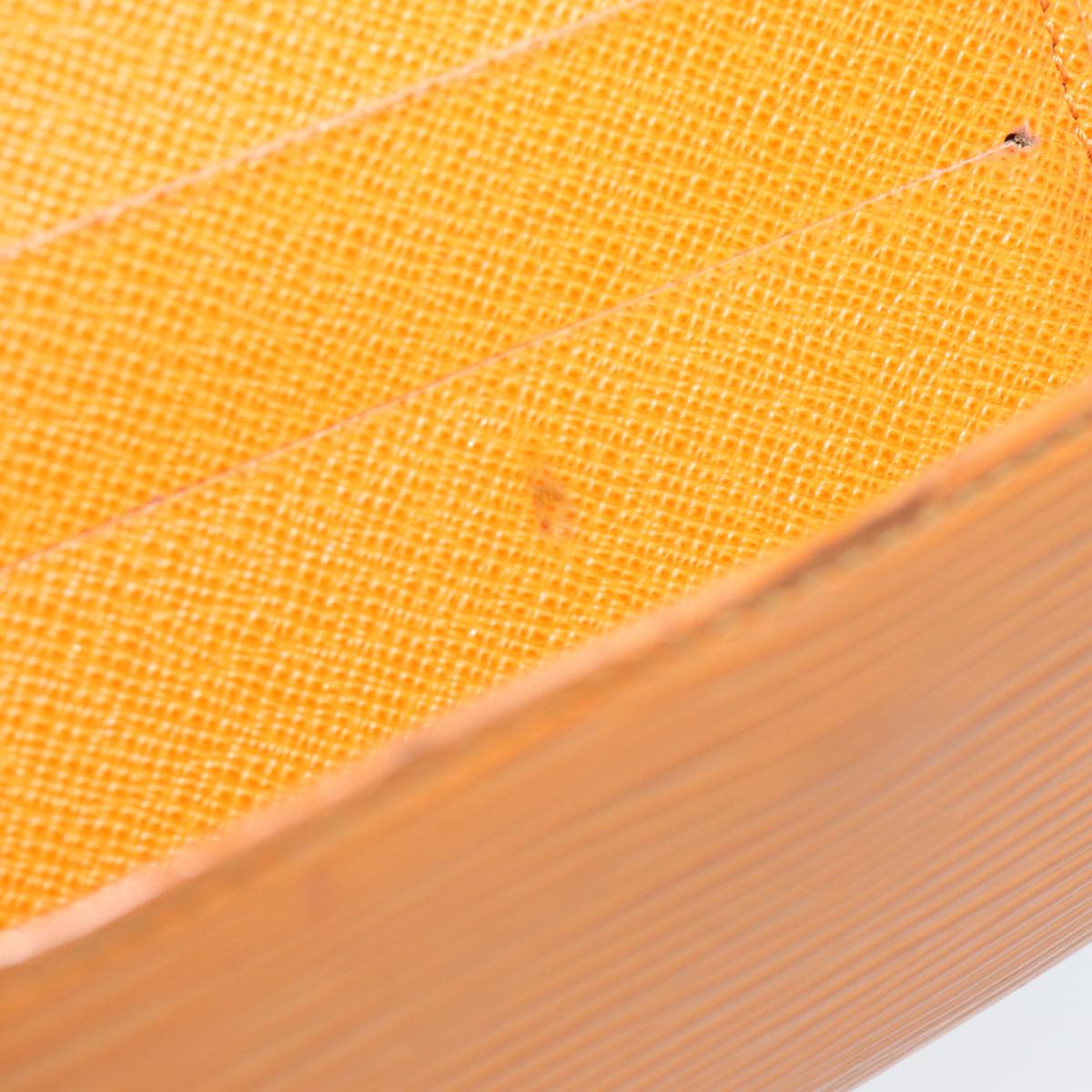 LOUIS VUITTON Epi Portefeuille Elise Wallet Orange Mandarin M6348H LV 82176