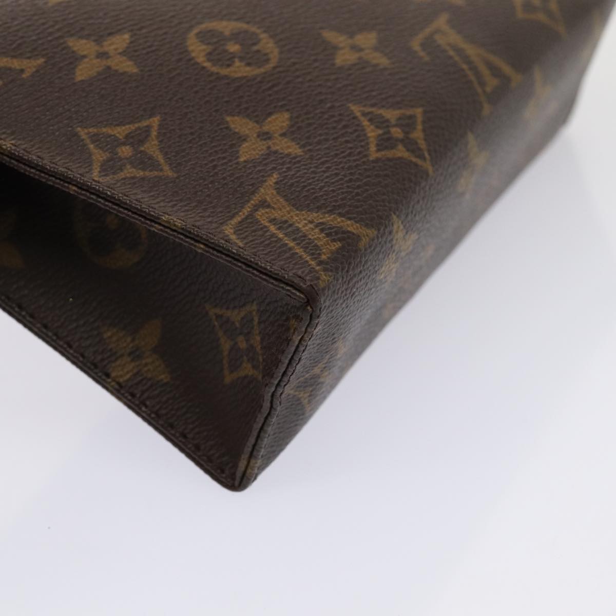 LOUIS VUITTON Monogram Poche Toilette 19 Pouch M47544 LV 82185