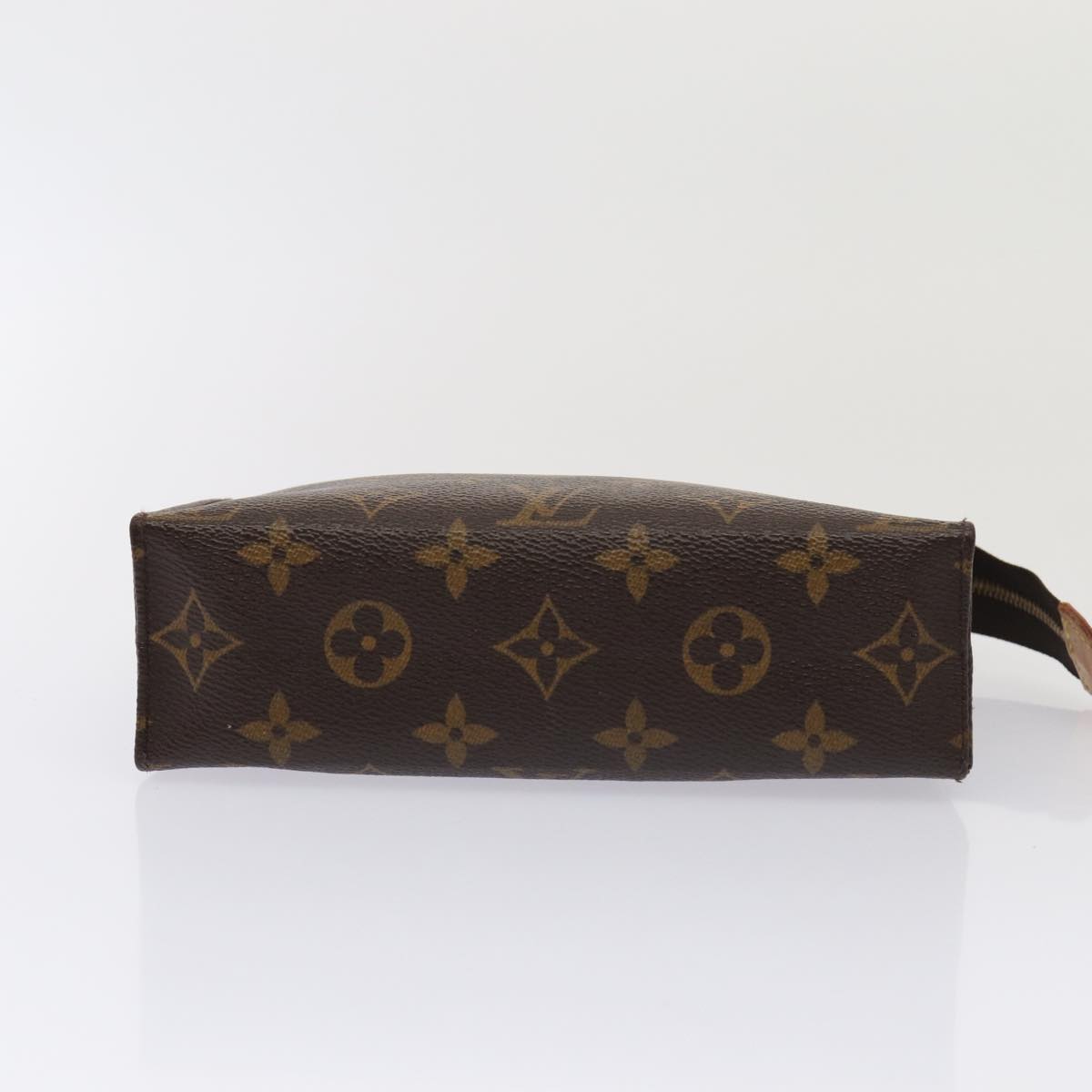 LOUIS VUITTON Monogram Poche Toilette 19 Pouch M47544 LV 82185
