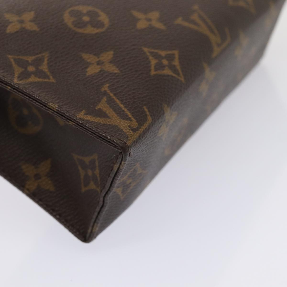 LOUIS VUITTON Monogram Poche Toilette 19 Pouch M47544 LV 82185