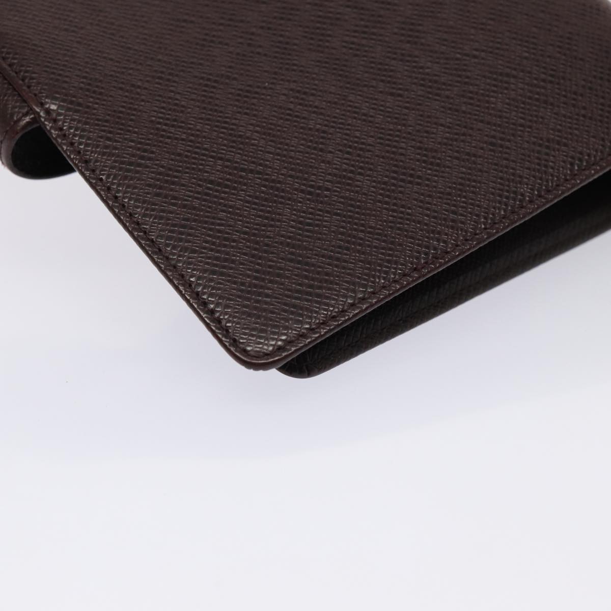 LOUIS VUITTON Taiga Leather Agenda MM Day Planner Cover Acajou R20416 82186