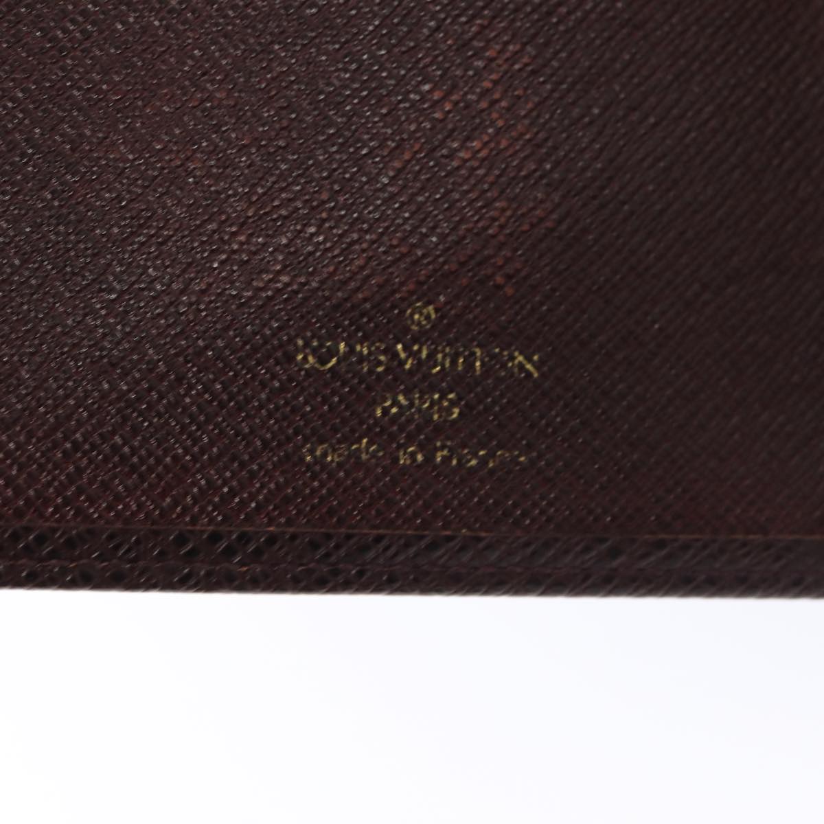 LOUIS VUITTON Taiga Leather Agenda MM Day Planner Cover Acajou R20416 82186
