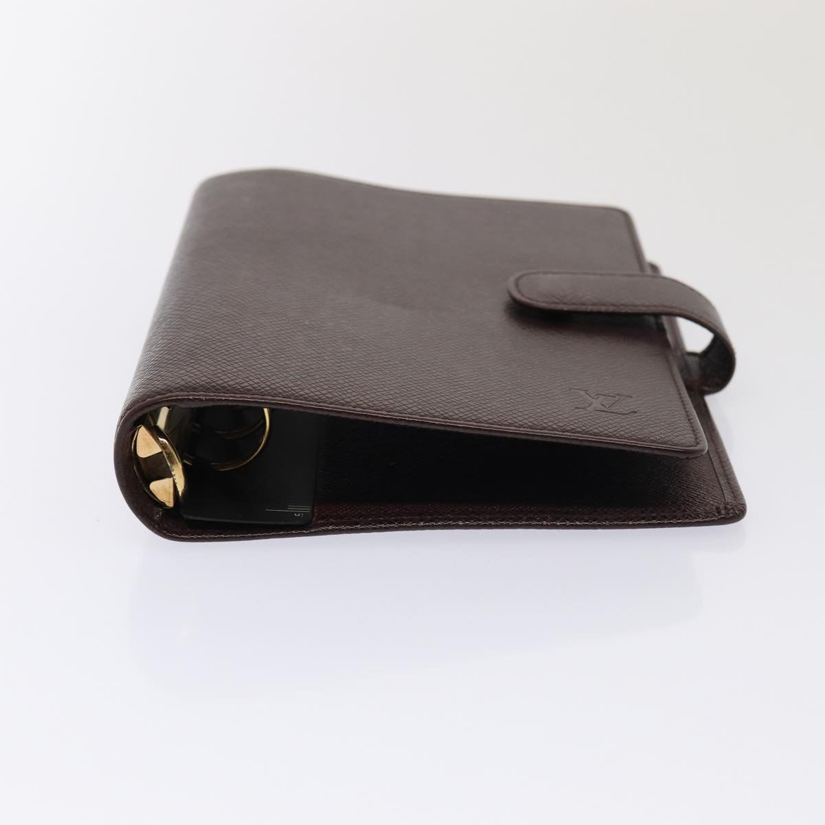 LOUIS VUITTON Taiga Leather Agenda MM Day Planner Cover Acajou R20416 82186