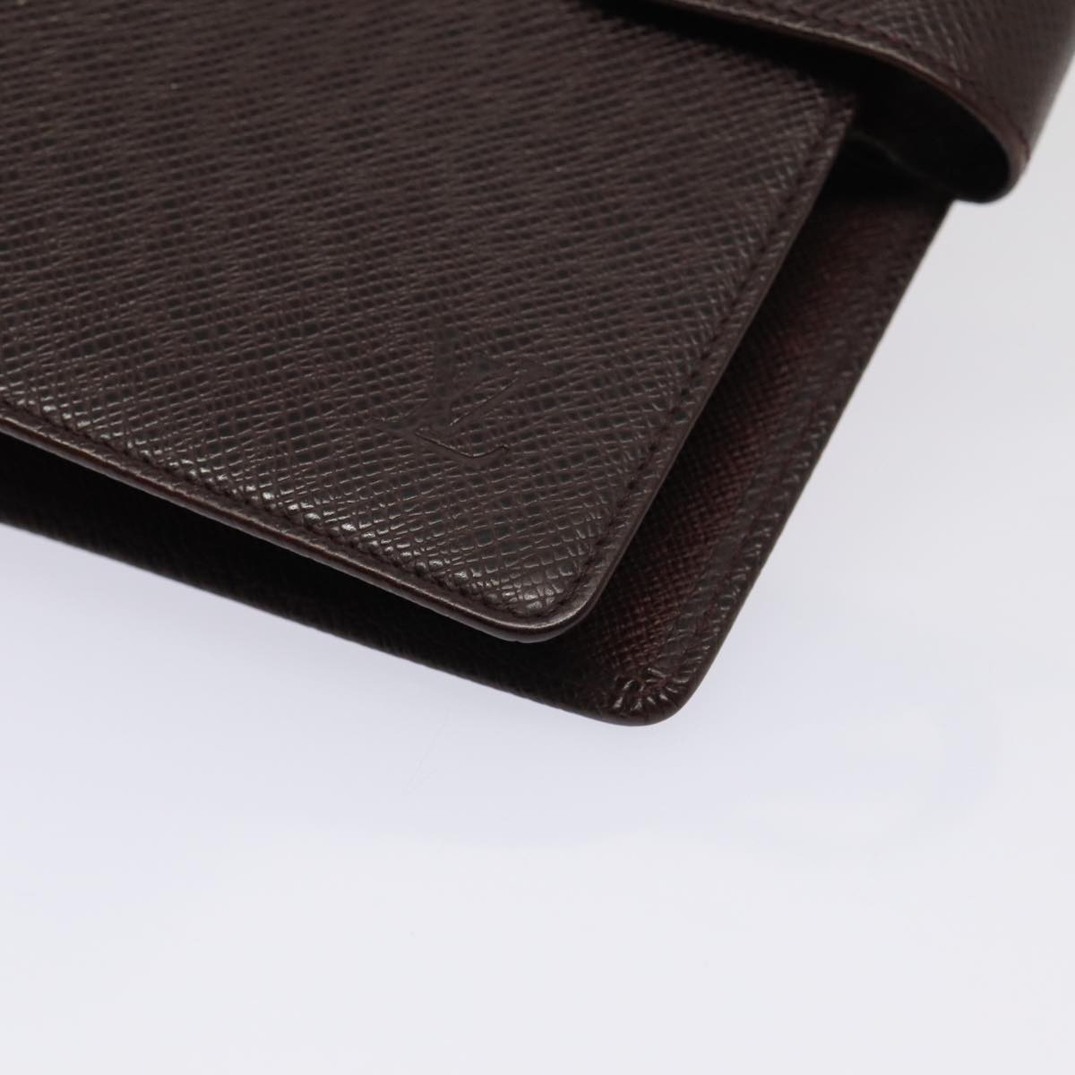 LOUIS VUITTON Taiga Leather Agenda MM Day Planner Cover Acajou R20416 82186