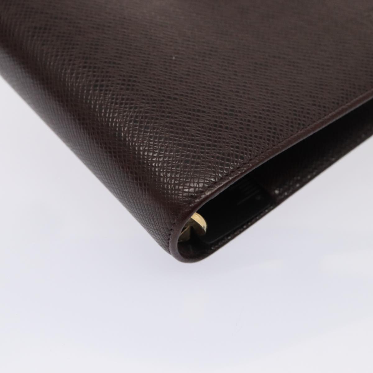 LOUIS VUITTON Taiga Leather Agenda MM Day Planner Cover Acajou R20416 82186