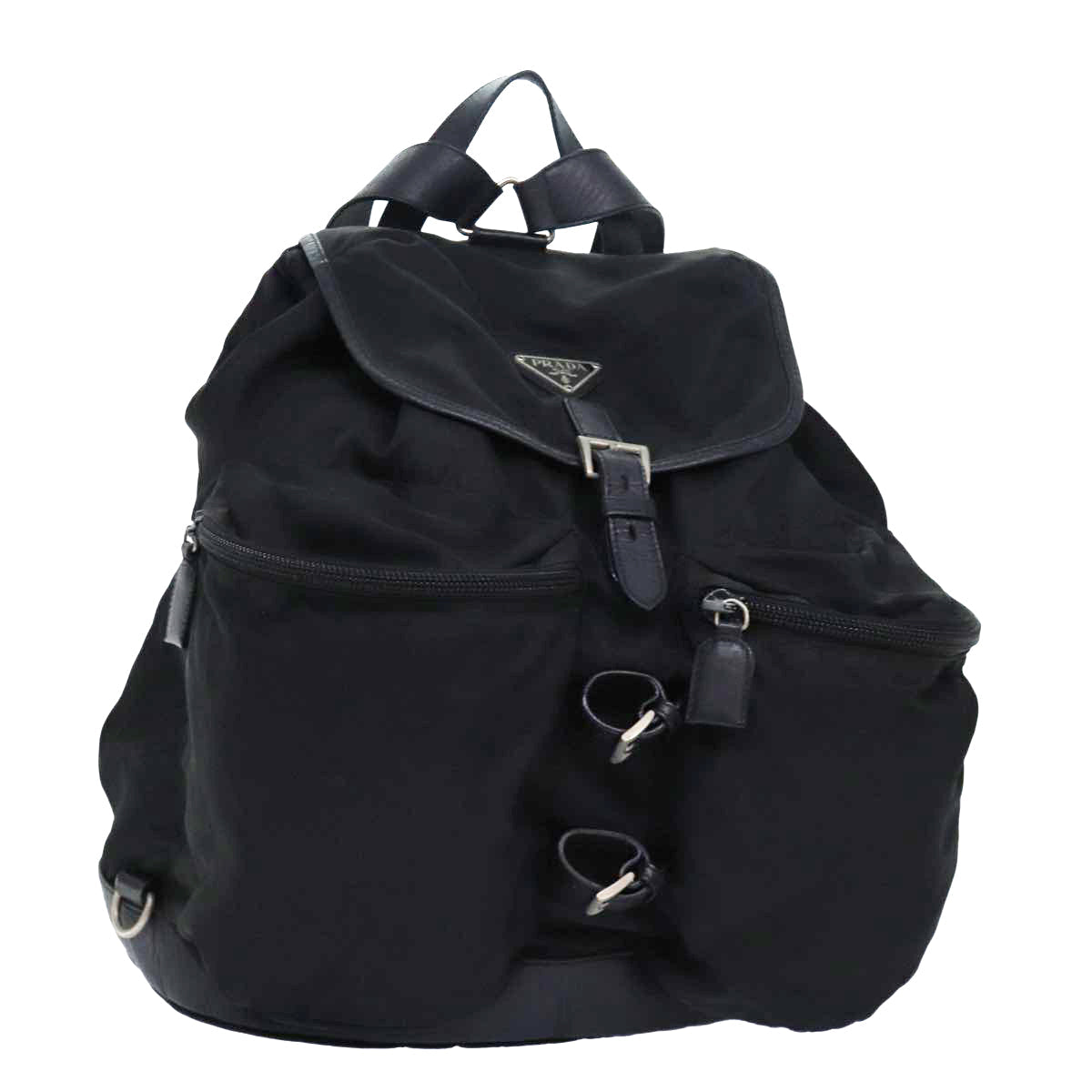 Luxury Prada Backpack Nylon Black  82188