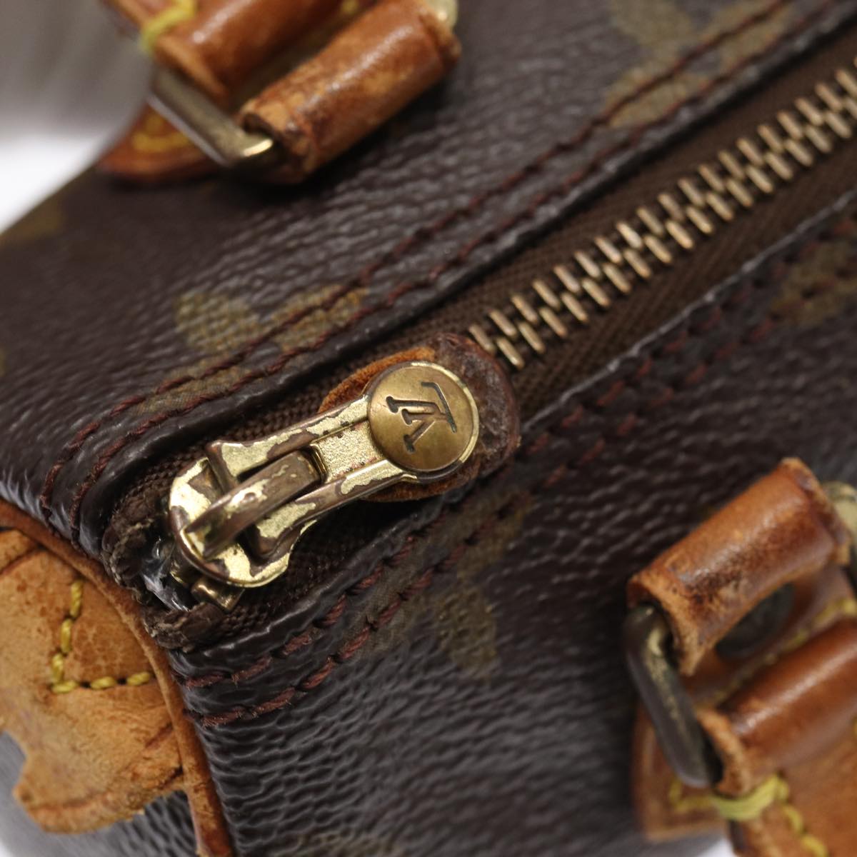 LOUIS VUITTON Monogram Mini Speedy Hand Bag M41534 LV 82198