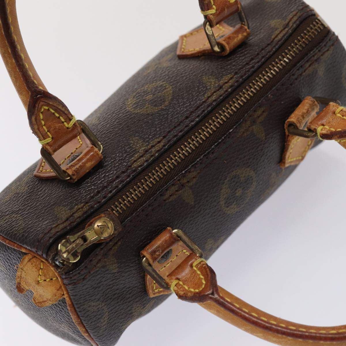 LOUIS VUITTON Monogram Mini Speedy Hand Bag M41534 LV 82198