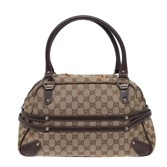 Luxury Gucci Trending 2025 Horsebit  Canvas Travel Bag ()
