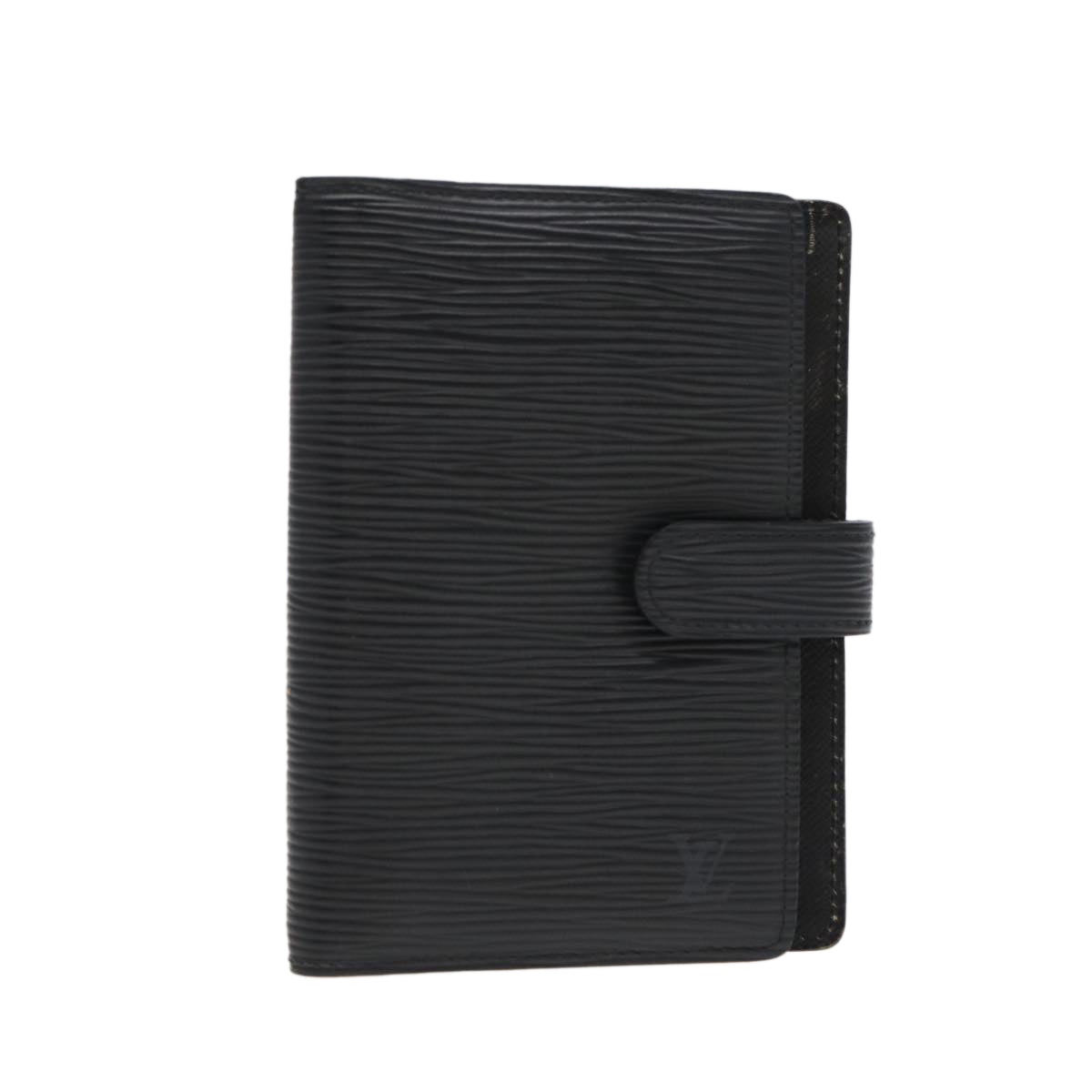 LOUIS VUITTON Epi Agenda PM Day Planner Cover Black R20052 LV 82200