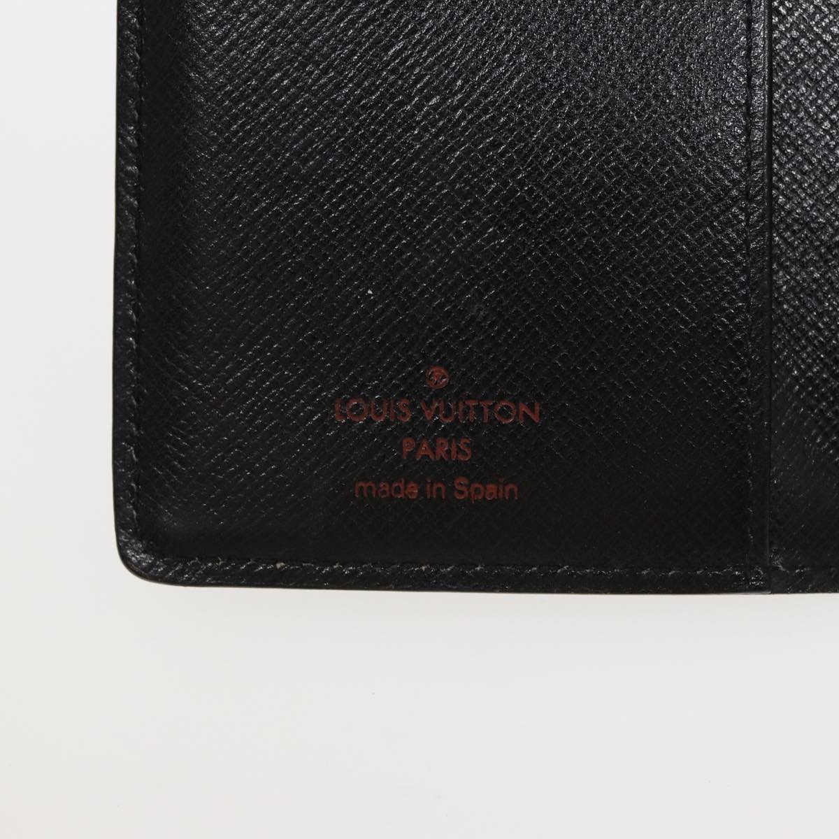 LOUIS VUITTON Epi Agenda PM Day Planner Cover Black R20052 LV 82200