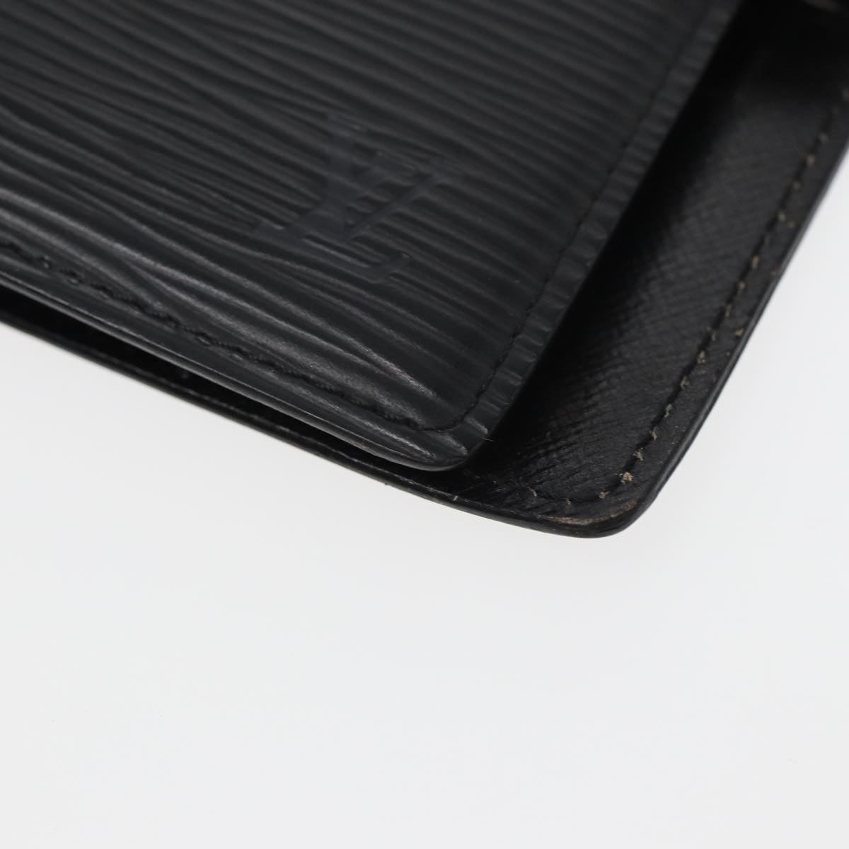 LOUIS VUITTON Epi Agenda PM Day Planner Cover Black R20052 LV 82200