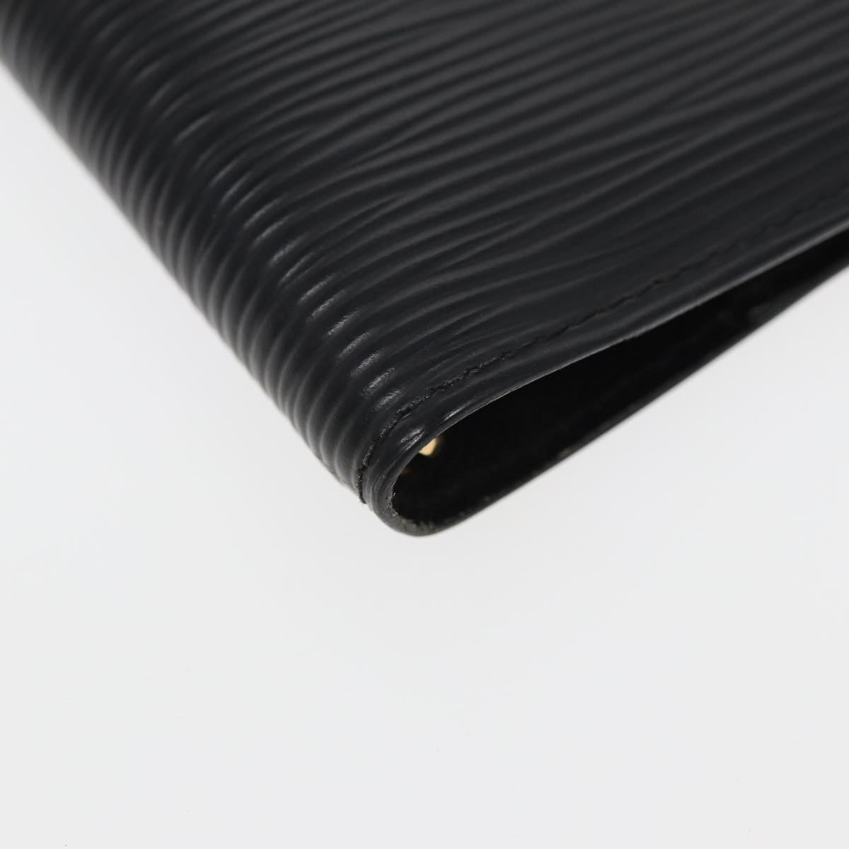 LOUIS VUITTON Epi Agenda PM Day Planner Cover Black R20052 LV 82200