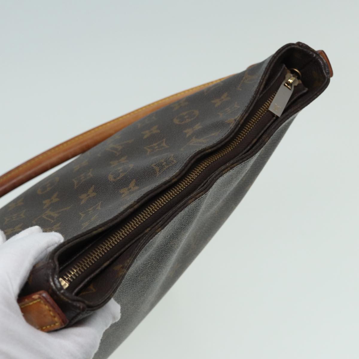 LOUIS VUITTON Monogram Looping GM Shoulder Bag M51145 LV 82284