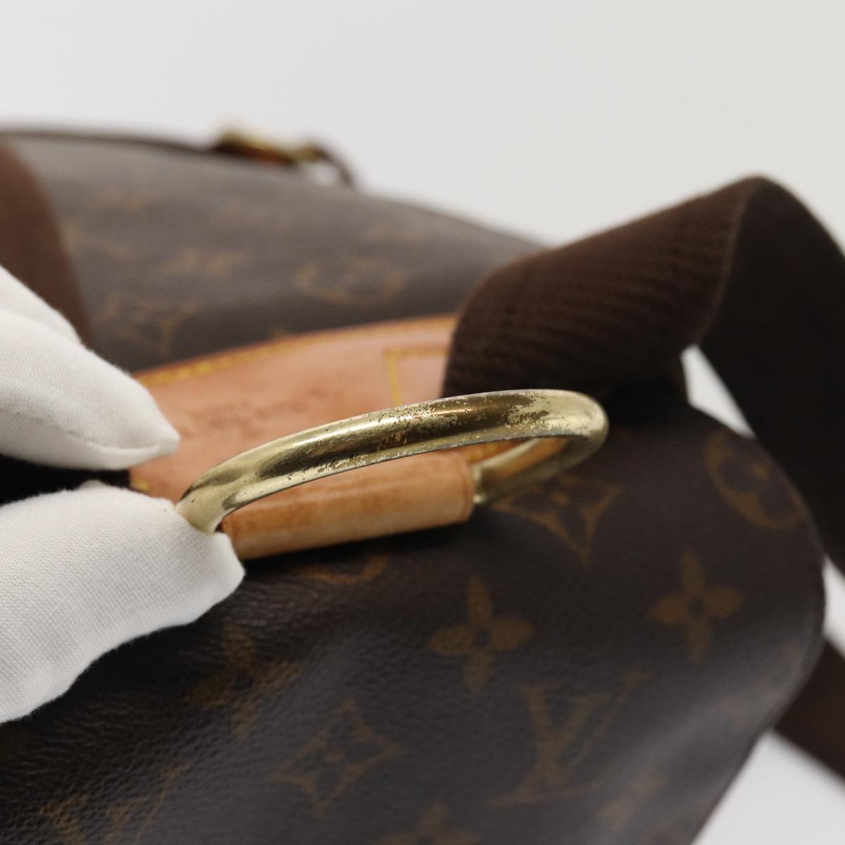 LOUIS VUITTON Monogram Montsouris GM Backpack M51135 LV 82288