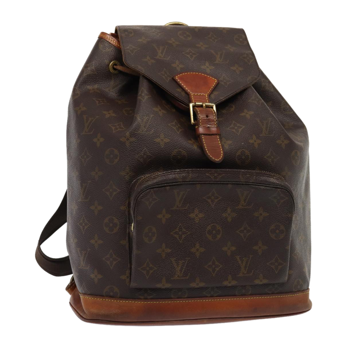 LOUIS VUITTON Monogram Montsouris GM Backpack M51135 LV 82289