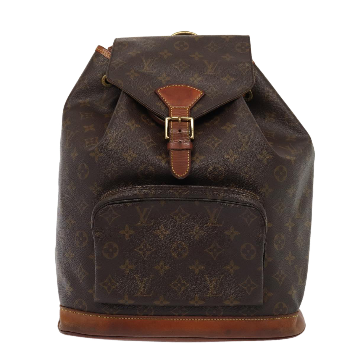 LOUIS VUITTON Monogram Montsouris GM Backpack M51135 LV 82289