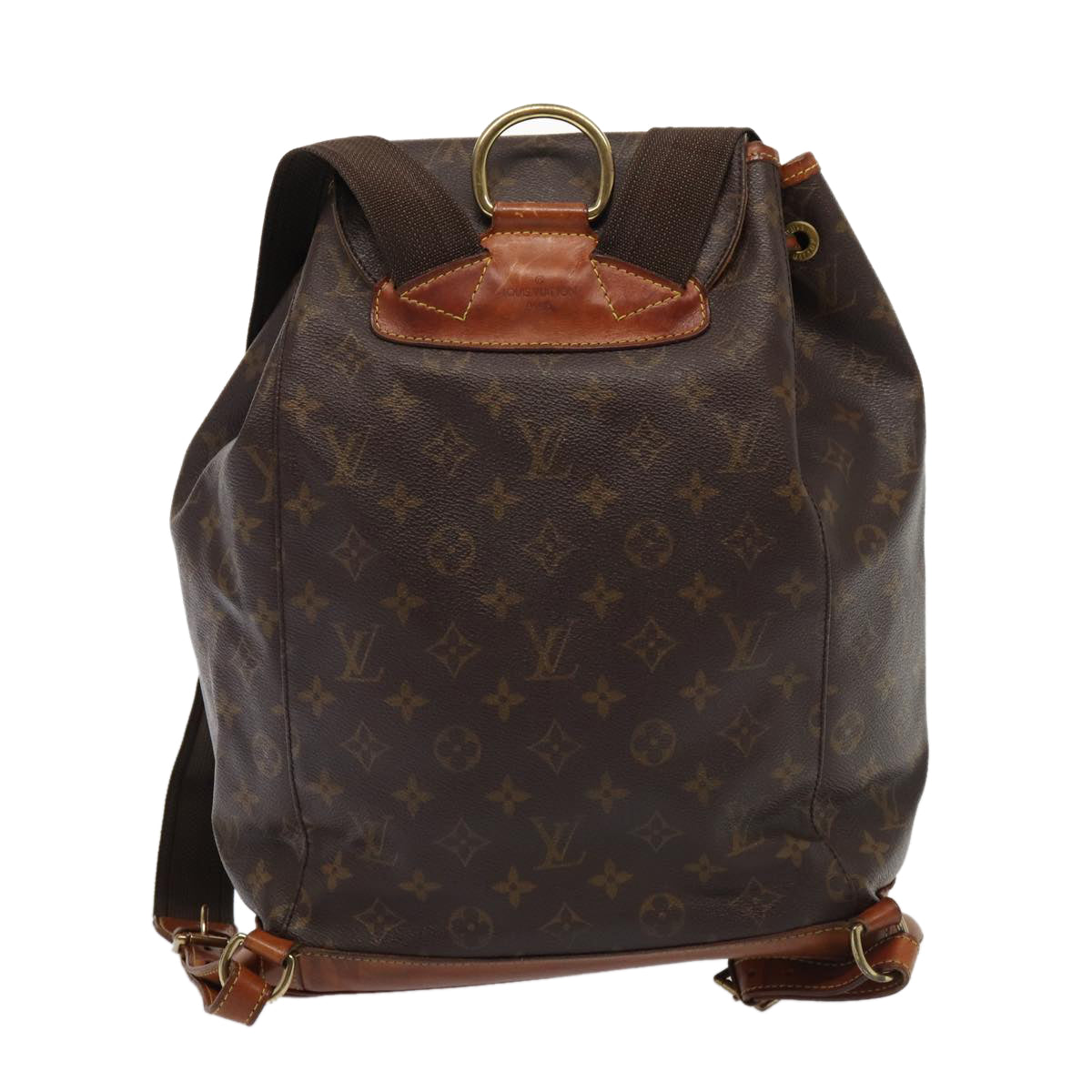 LOUIS VUITTON Monogram Montsouris GM Backpack M51135 LV 82289