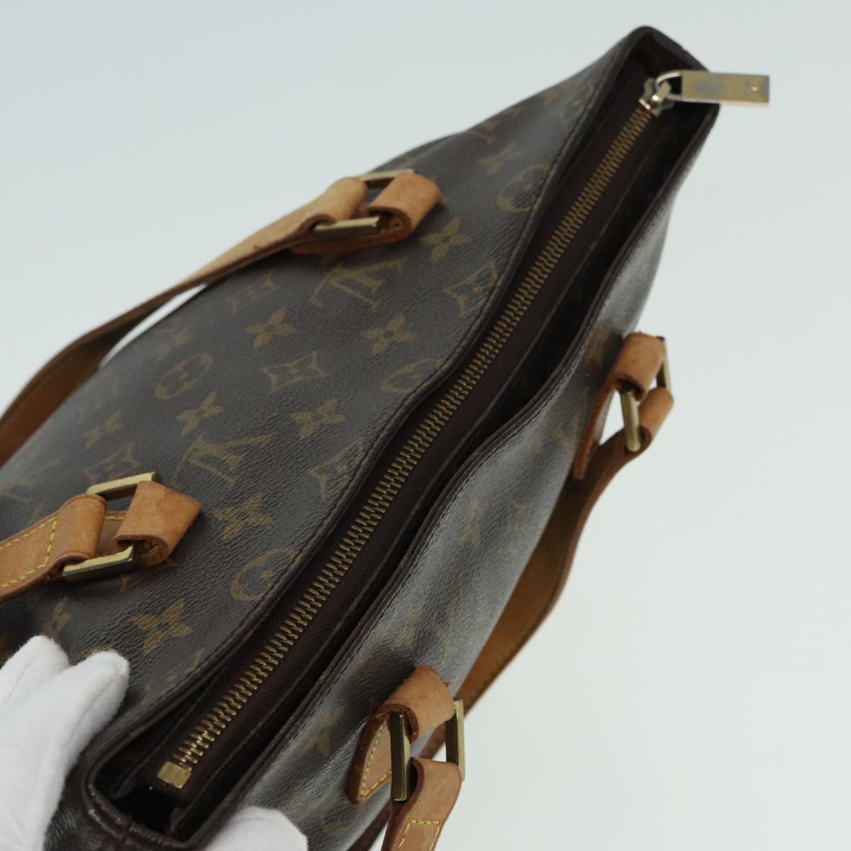 LOUIS VUITTON Monogram Cabas Piano Tote Bag M51148 LV 82292