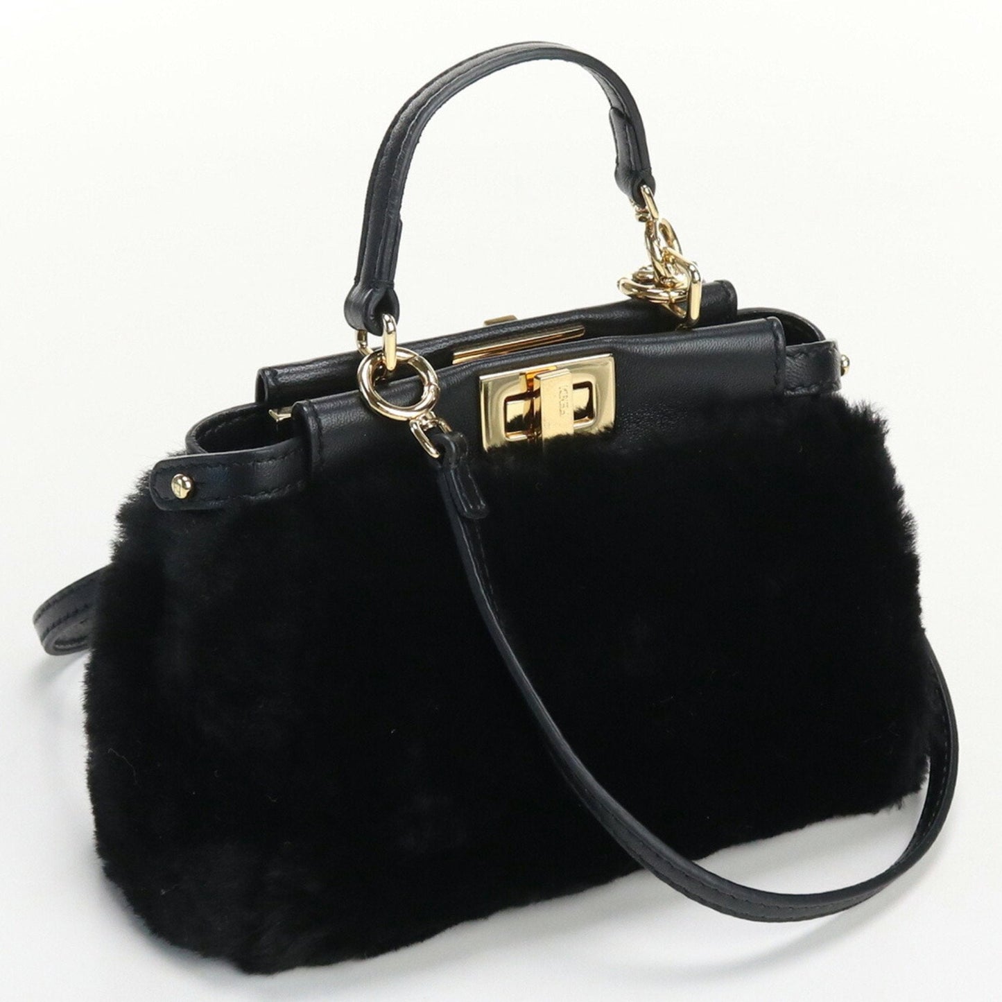 Luxury Fendi Peekaboo Shoulder Bag - '10s