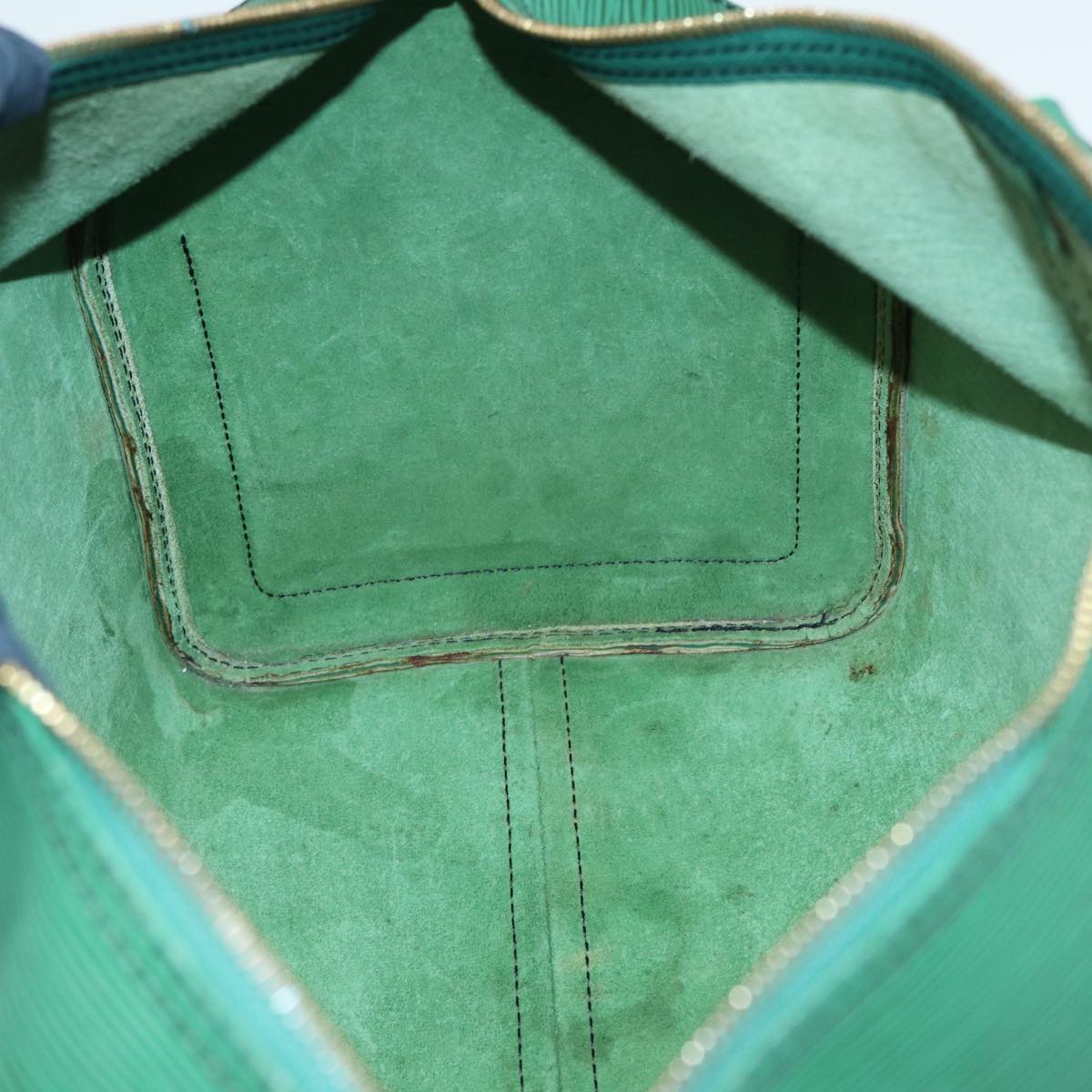 LOUIS VUITTON Epi Speedy 40 Hand Bag Green M42984 LV 82306