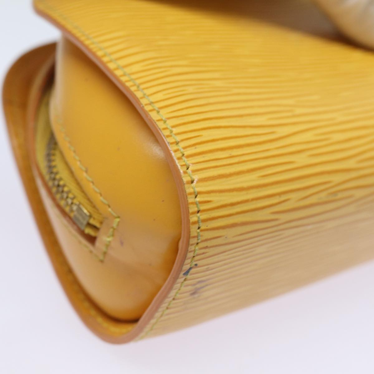 LOUIS VUITTON Epi Dauphine PM Pouch Yellow M48449 LV 82347