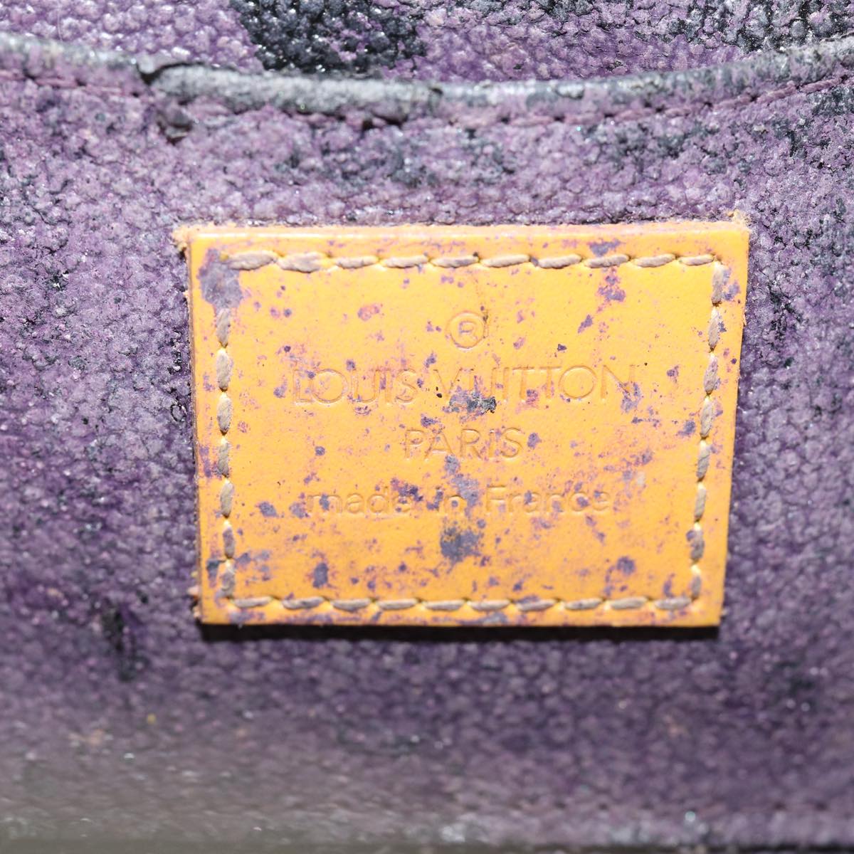 LOUIS VUITTON Epi Dauphine PM Pouch Yellow M48449 LV 82347