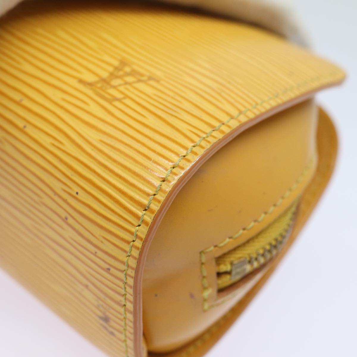 LOUIS VUITTON Epi Dauphine PM Pouch Yellow M48449 LV 82347