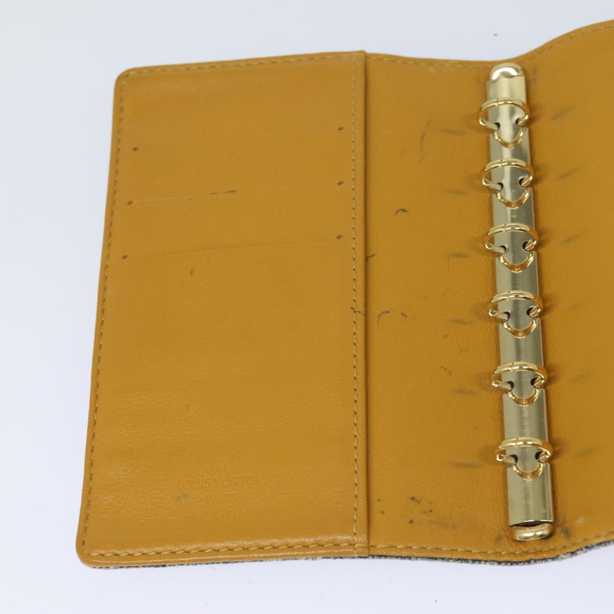 LOUIS VUITTON Monogram Denim Agenda PM Day Planner Cover R20010 LV 82351