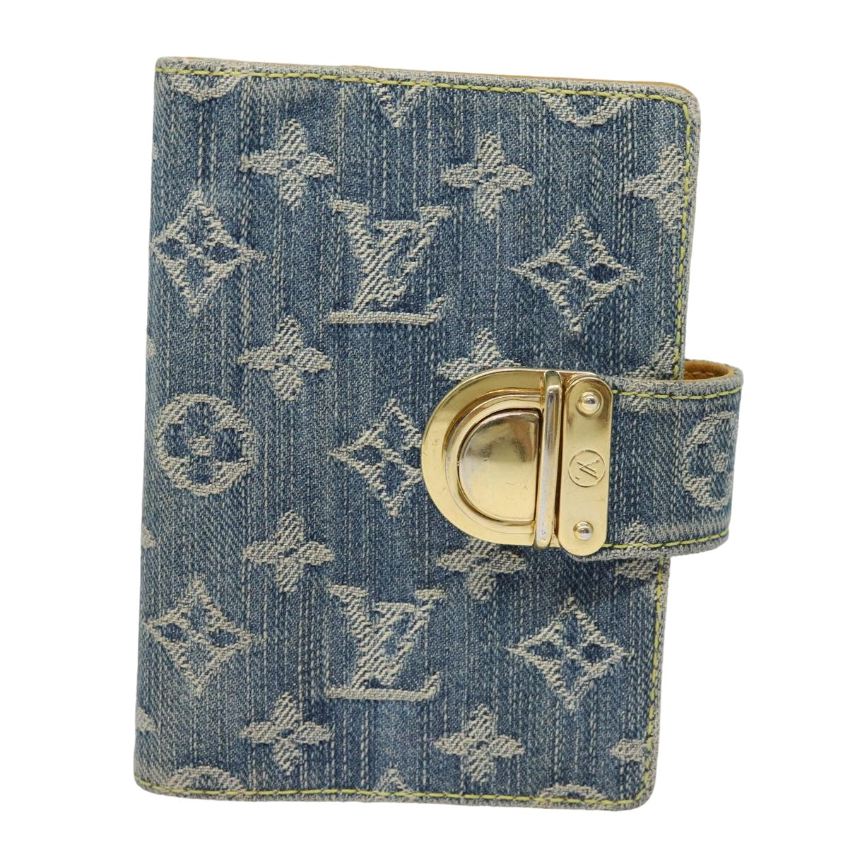 LOUIS VUITTON Monogram Denim Agenda PM Day Planner Cover R20010 LV 82351