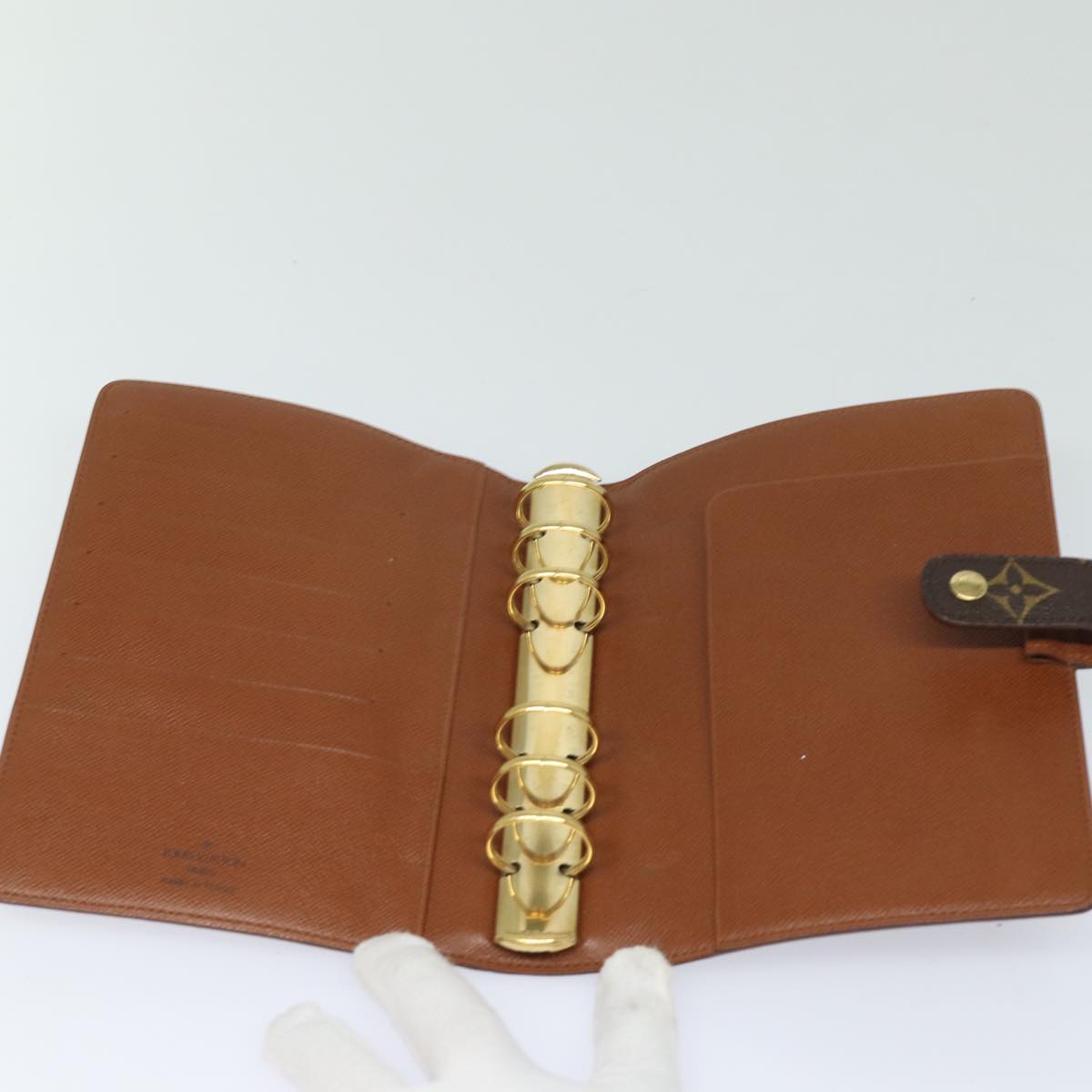 LOUIS VUITTON Monogram Agenda MM Day Planner Cover R20105 LV 82354