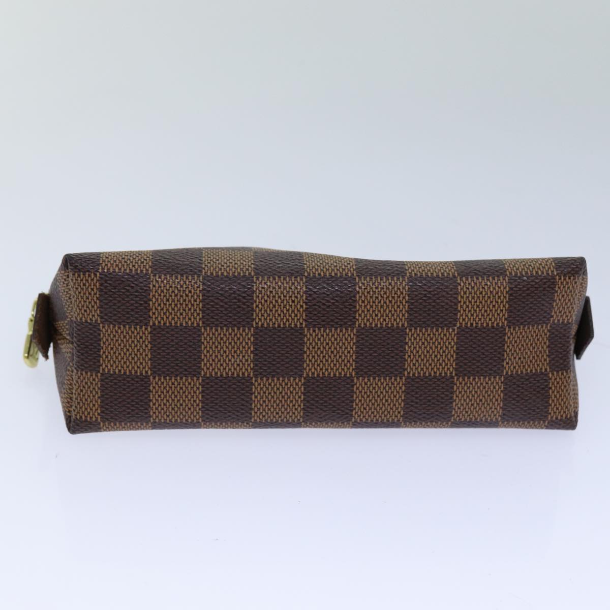 LOUIS VUITTON Damier Ebene Pochette Cosmetic PM Pouch N47516 LV 82355