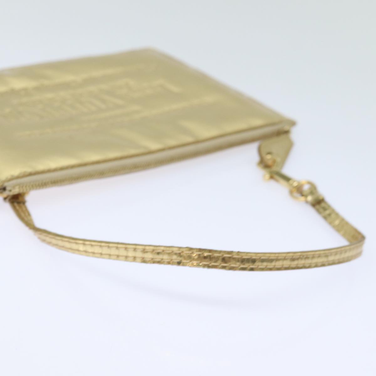 LOUIS VUITTON Monogram Miroir Pochette Plat Clutch Bag Gold M95278 82359