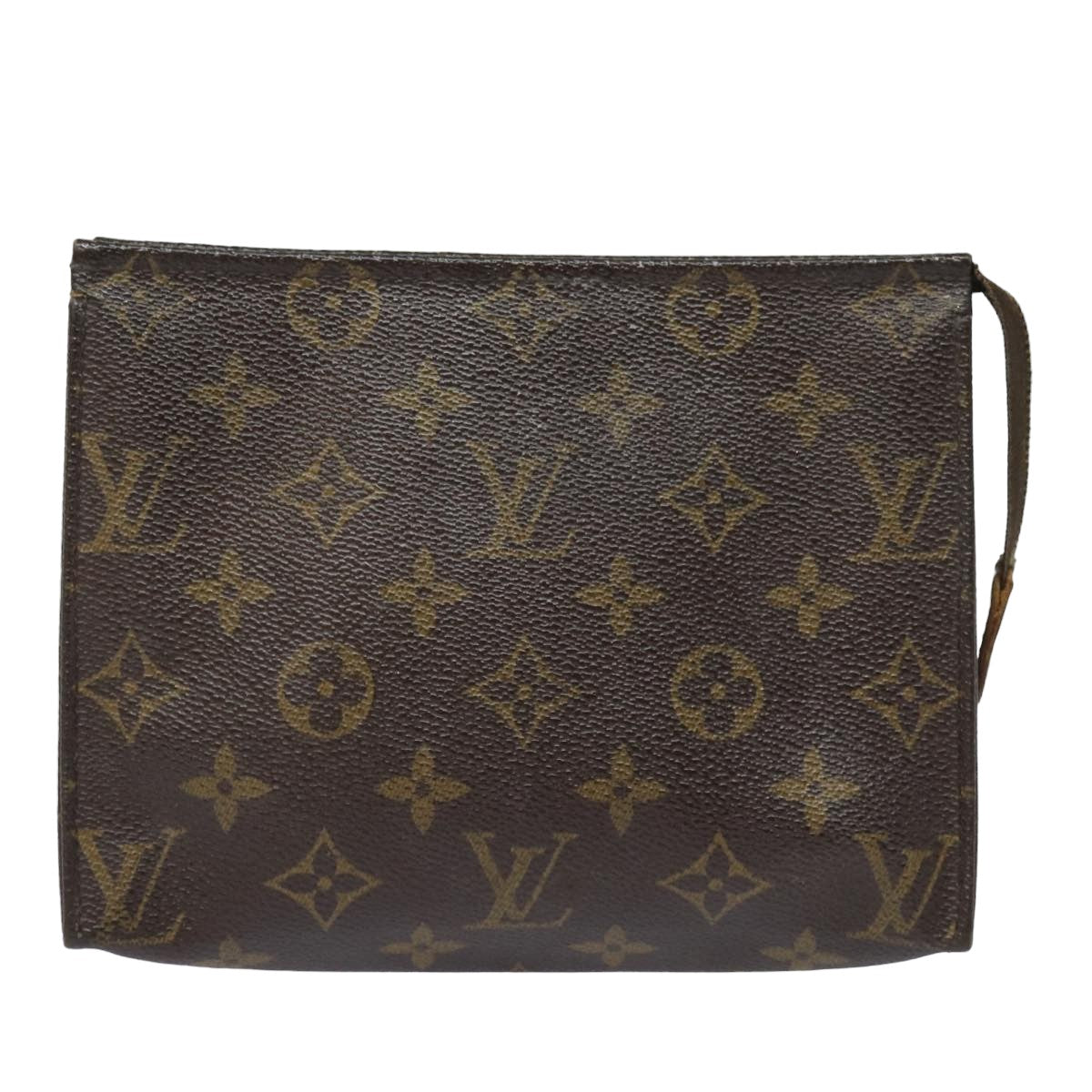LOUIS VUITTON Monogram Poche Toilette 19 Pouch M47544 LV 82369