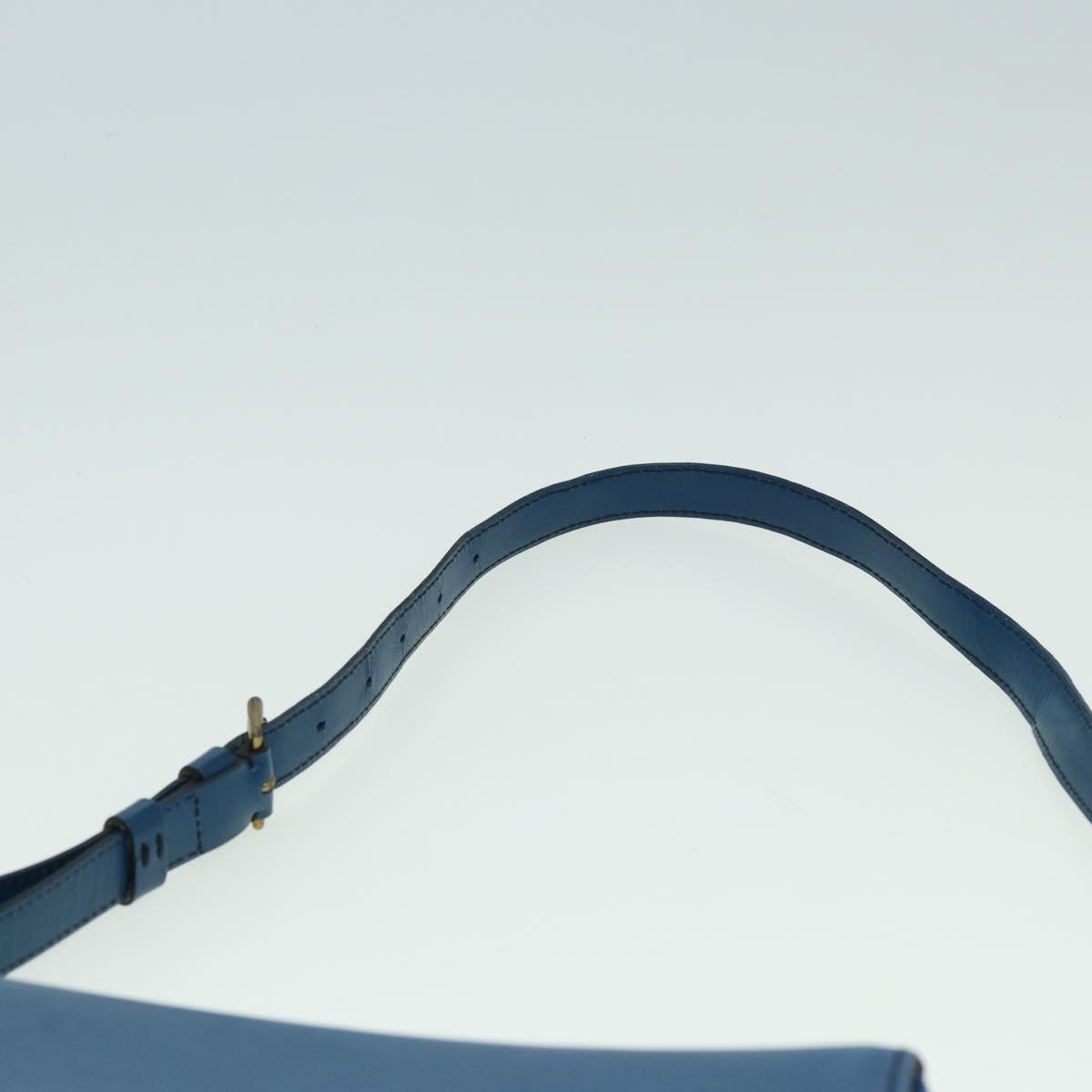 LOUIS VUITTON Epi Saint Cloud GM Shoulder Bag Toledo Blue M52195 LV 82374
