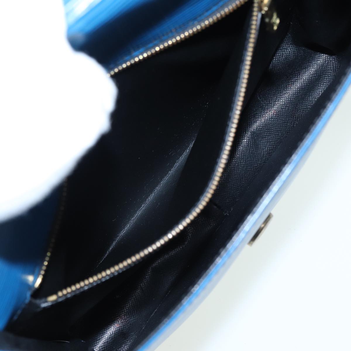 LOUIS VUITTON Epi Saint Cloud GM Shoulder Bag Toledo Blue M52195 LV 82374