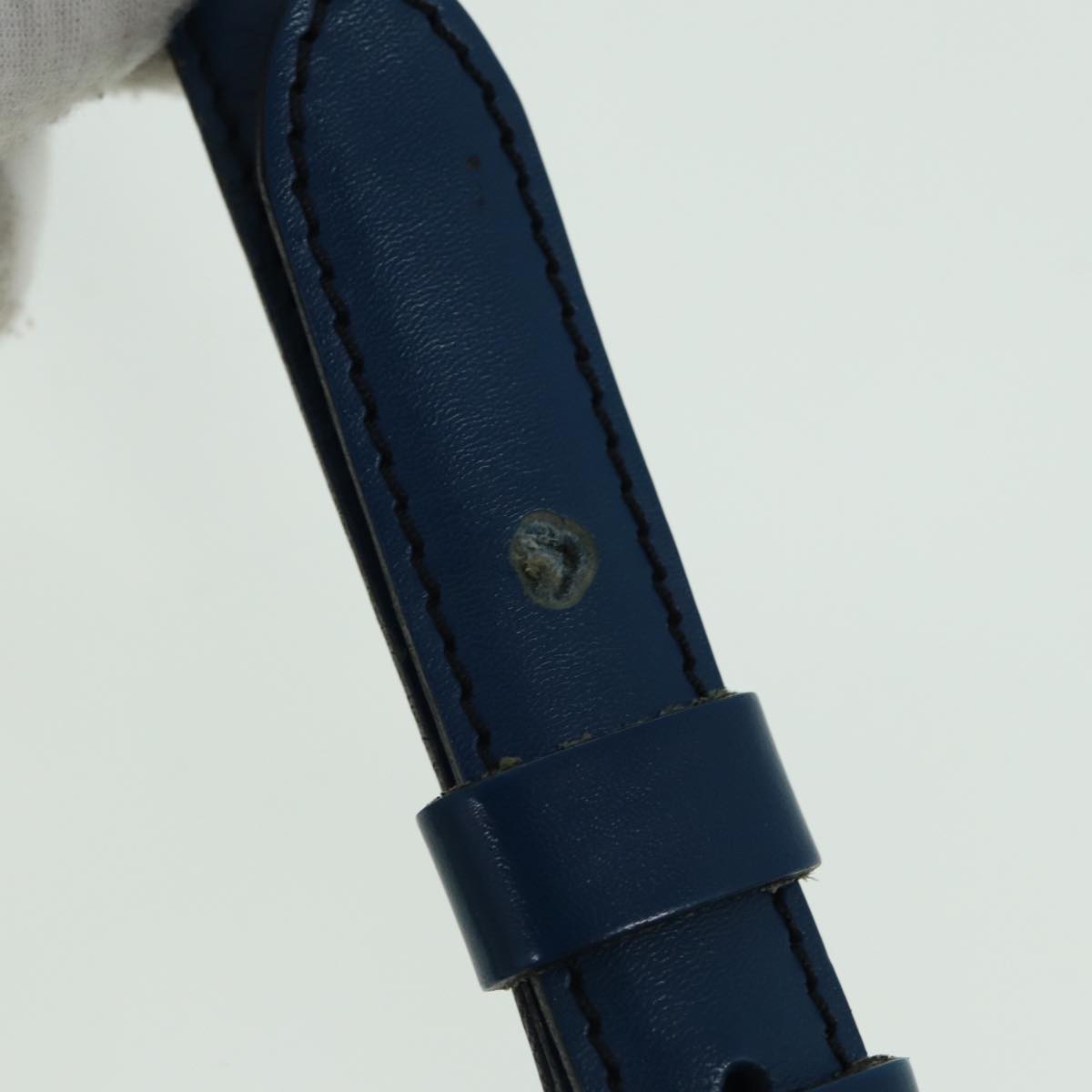 LOUIS VUITTON Epi Saint Cloud GM Shoulder Bag Toledo Blue M52195 LV 82374