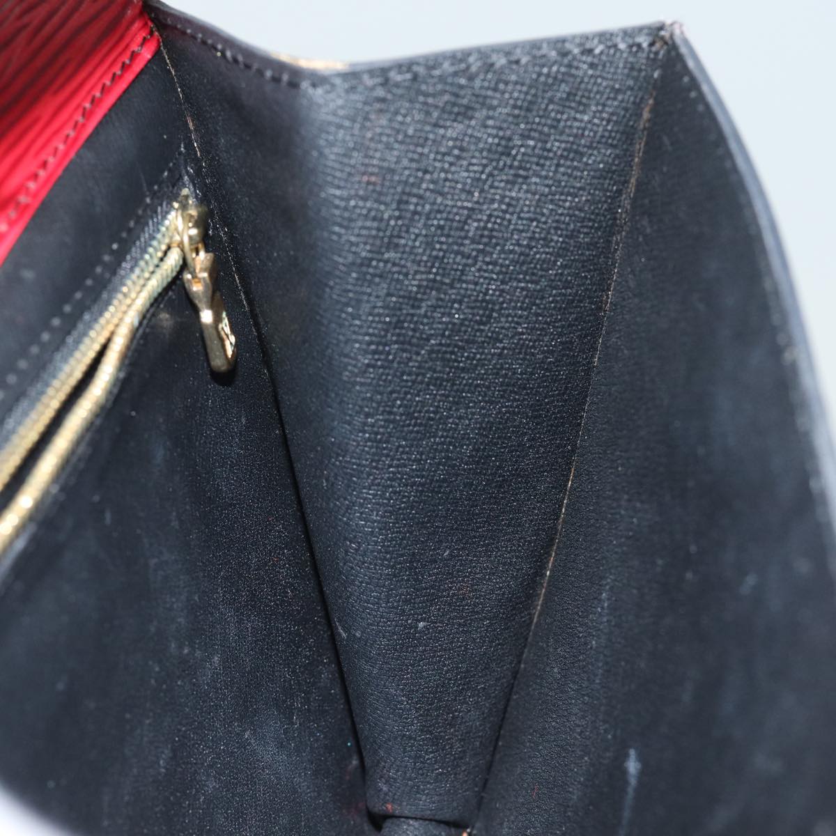 LOUIS VUITTON Epi Montaigne 27 Clutch Bag Red M52657 LV 82375