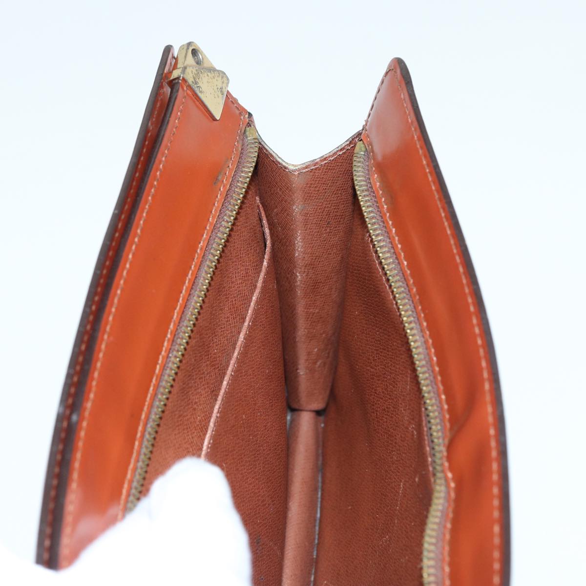 LOUIS VUITTON Epi Angian Clutch Bag Brown M52113 LV 82379