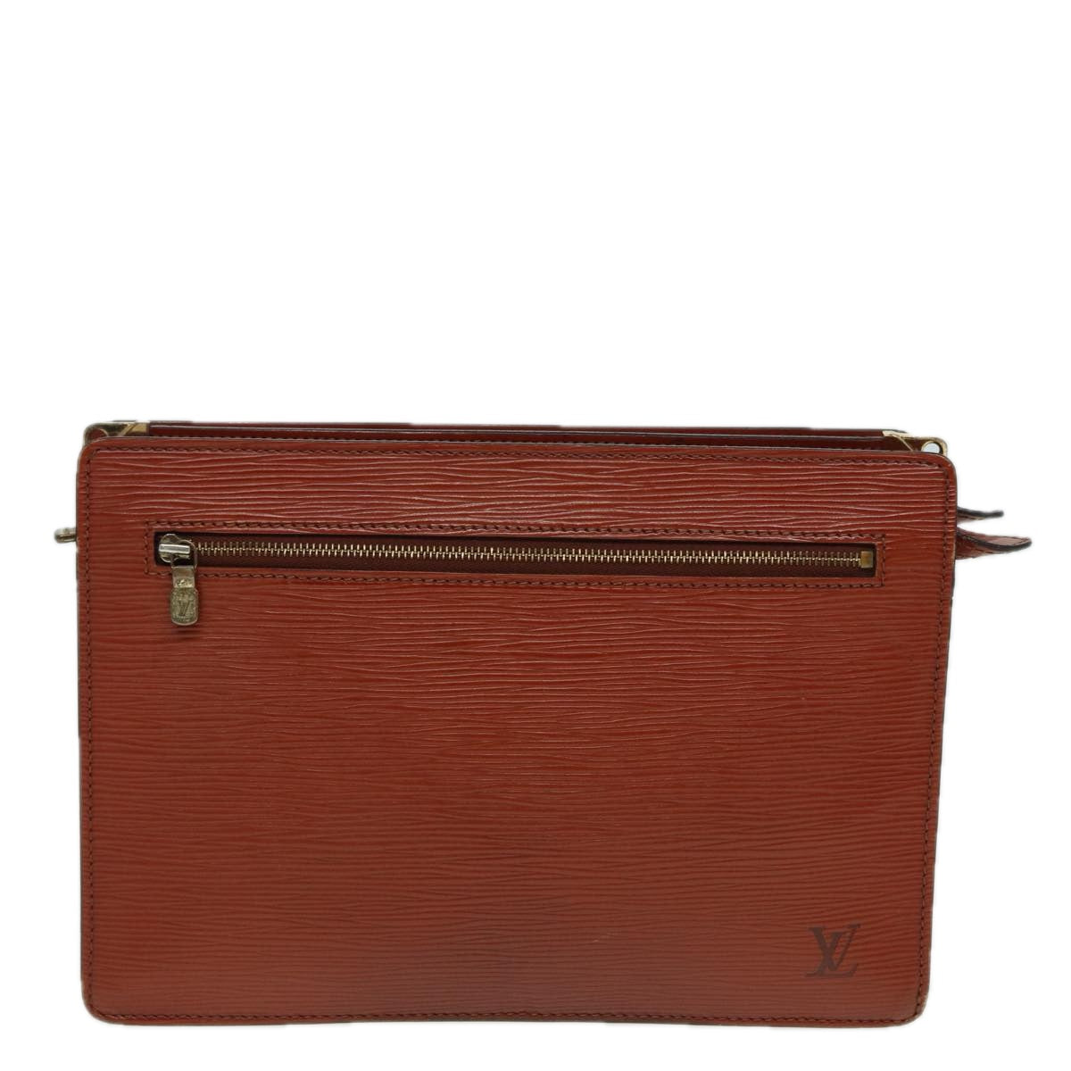 LOUIS VUITTON Epi Angian Clutch Bag Brown M52113 LV 82379