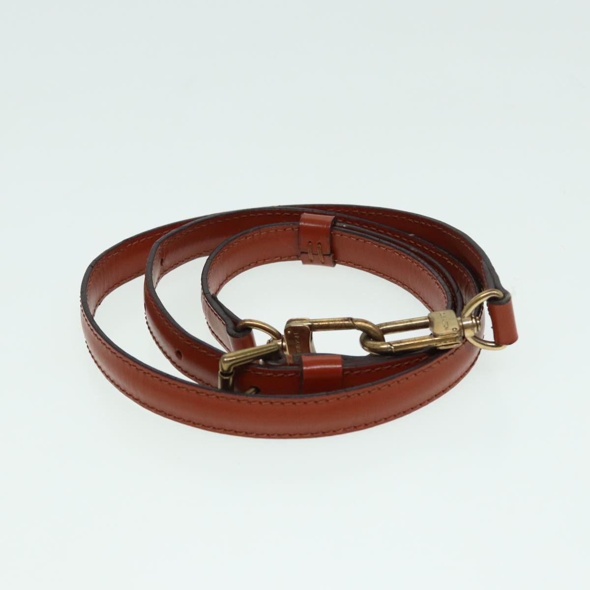 LOUIS VUITTON Epi Angian Clutch Bag Brown M52113 LV 82379