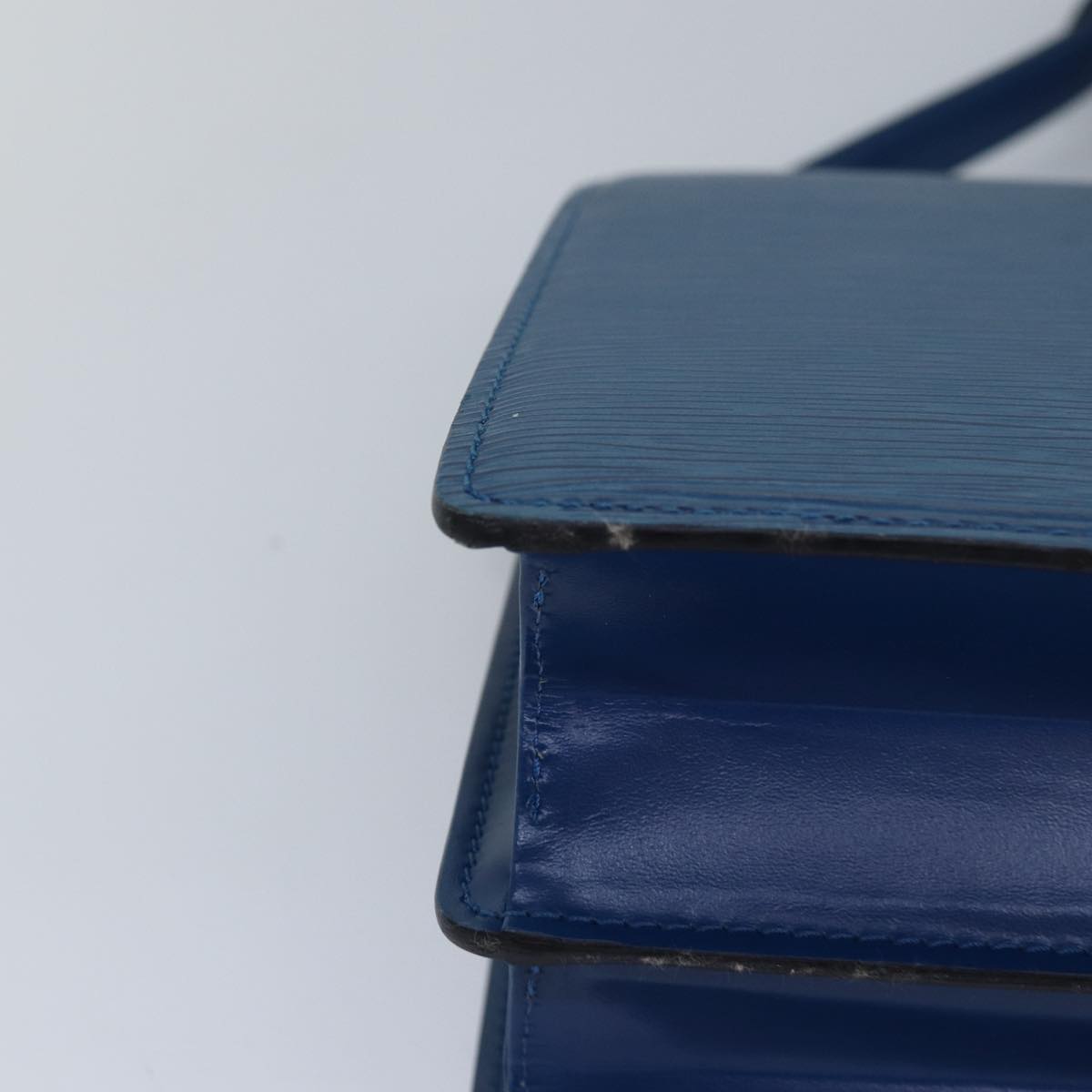 LOUIS VUITTON Epi Capuchin Shoulder Bag Blue M52345 LV 82383