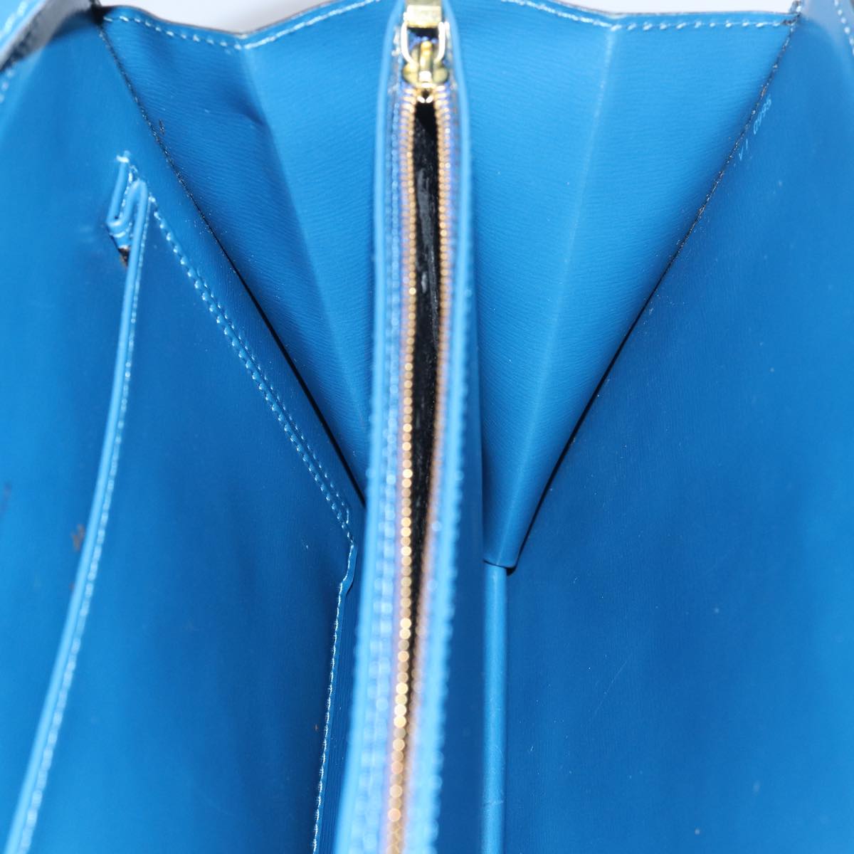 LOUIS VUITTON Epi Capuchin Shoulder Bag Blue M52345 LV 82383
