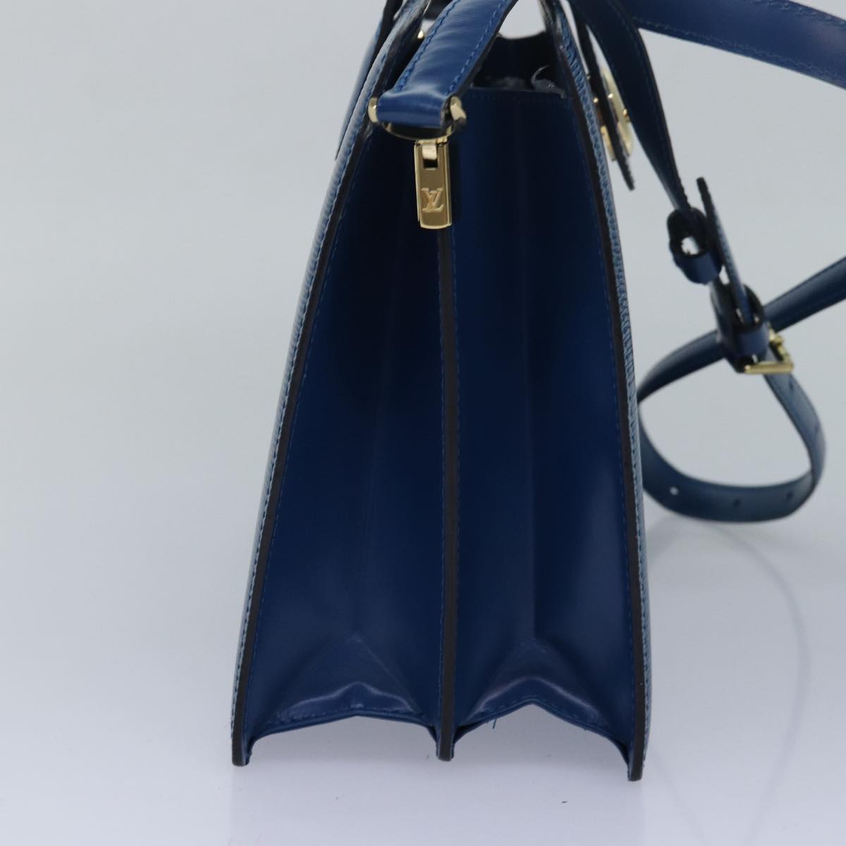 LOUIS VUITTON Epi Capuchin Shoulder Bag Blue M52345 LV 82383