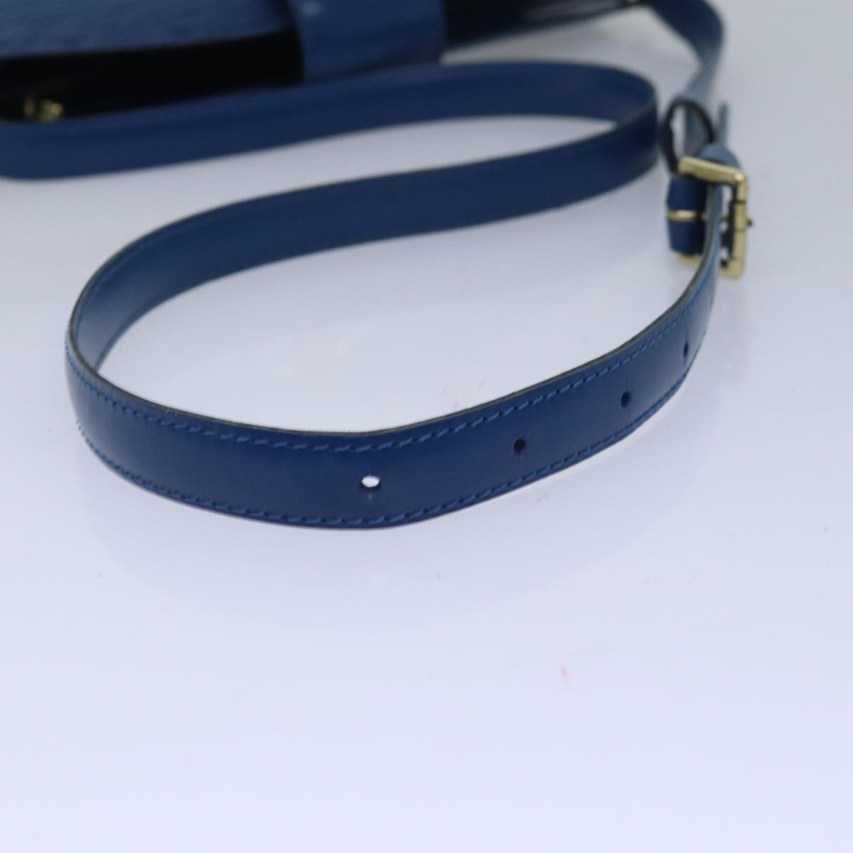 LOUIS VUITTON Epi Capuchin Shoulder Bag Blue M52345 LV 82383