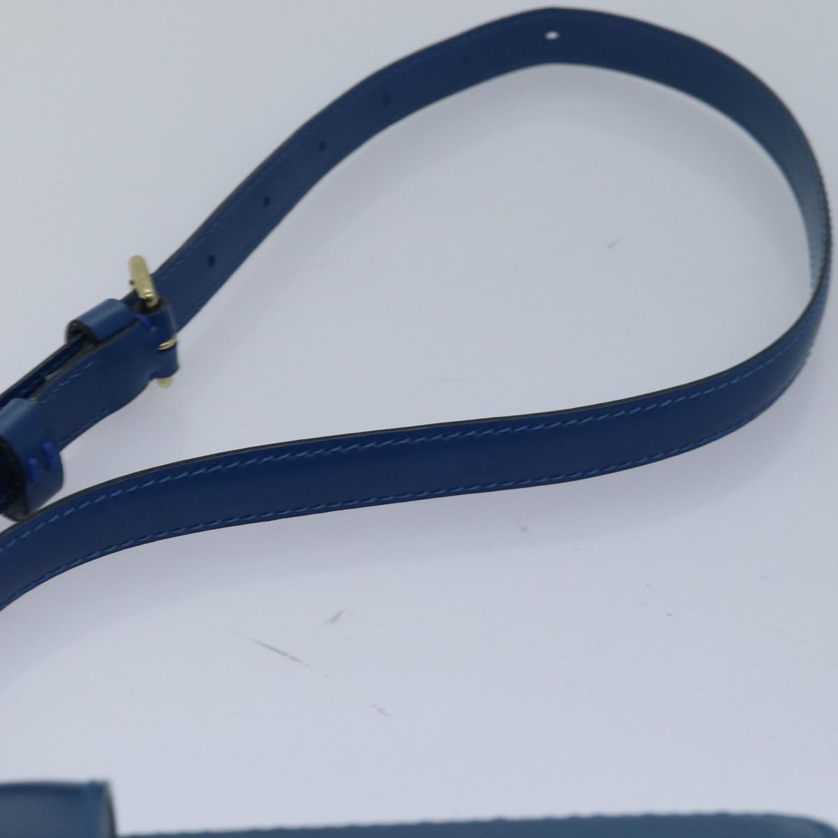 LOUIS VUITTON Epi Capuchin Shoulder Bag Blue M52345 LV 82383