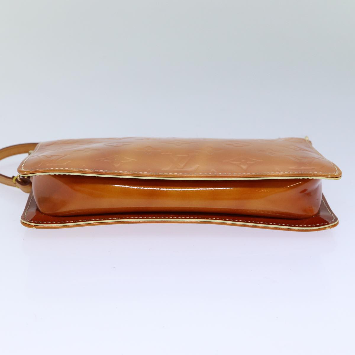 LOUIS VUITTON Vernis Lexington Accessory Pouch Lime Yellow M91058 LV 82389