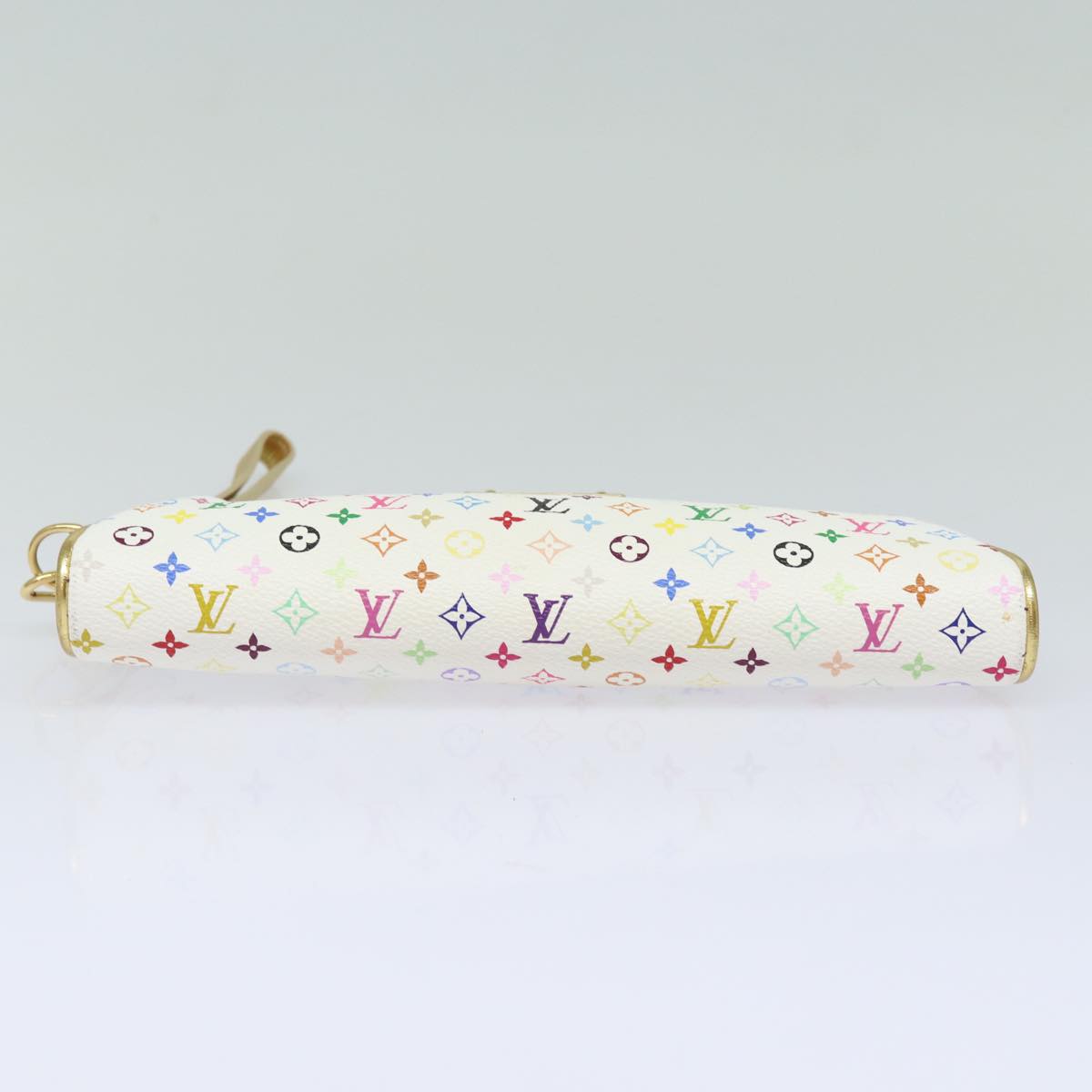 LOUIS VUITTON Monogram Multicolor Kate Pouch White Bron M55212 LV 82391SA